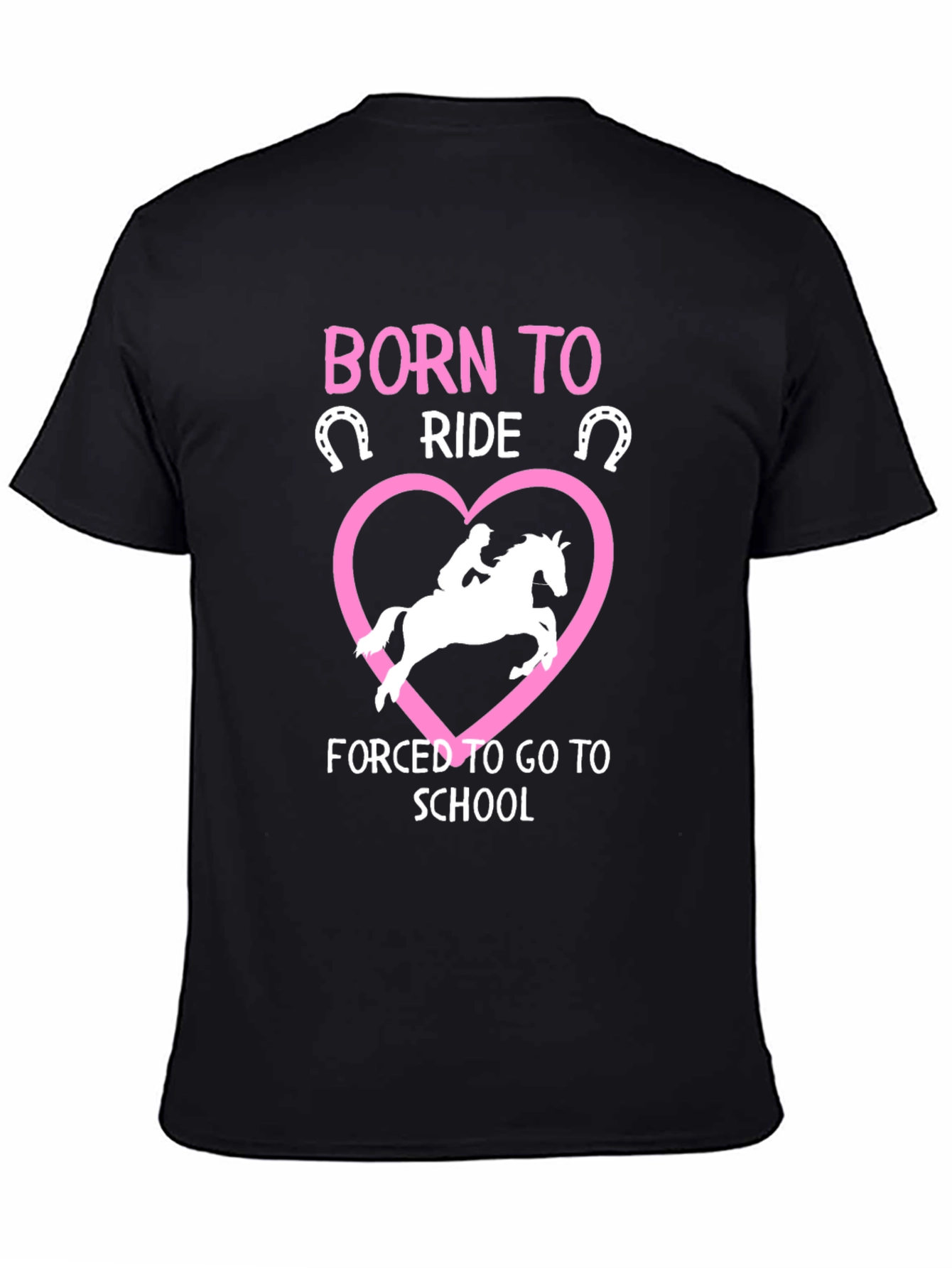 Born to Ride Horse Graphic T-Shirt