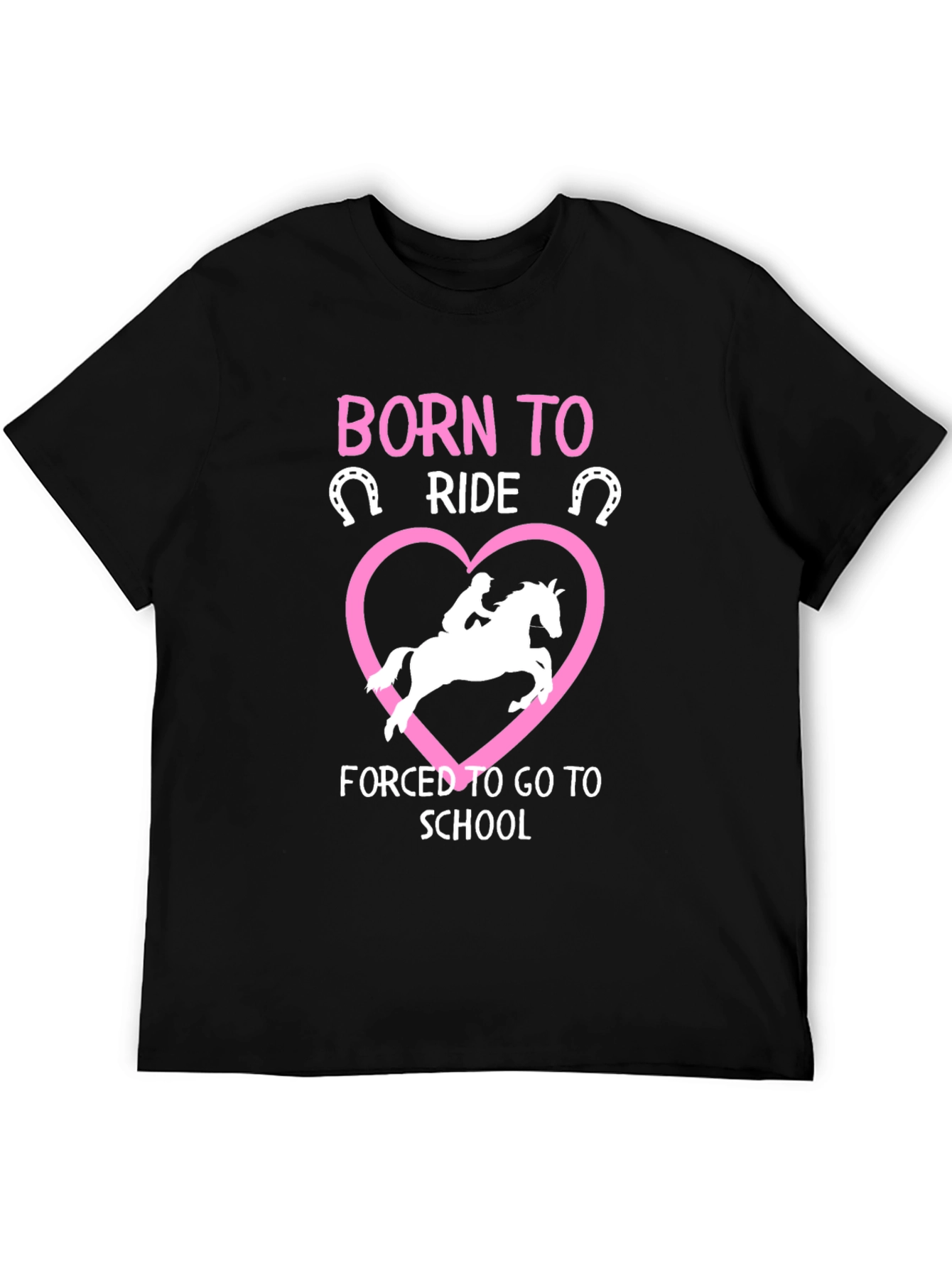 Born to Ride Horse Graphic T-Shirt