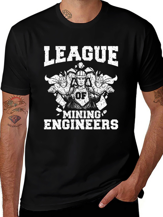 League of Mining Engineers Graphic T-Shirt