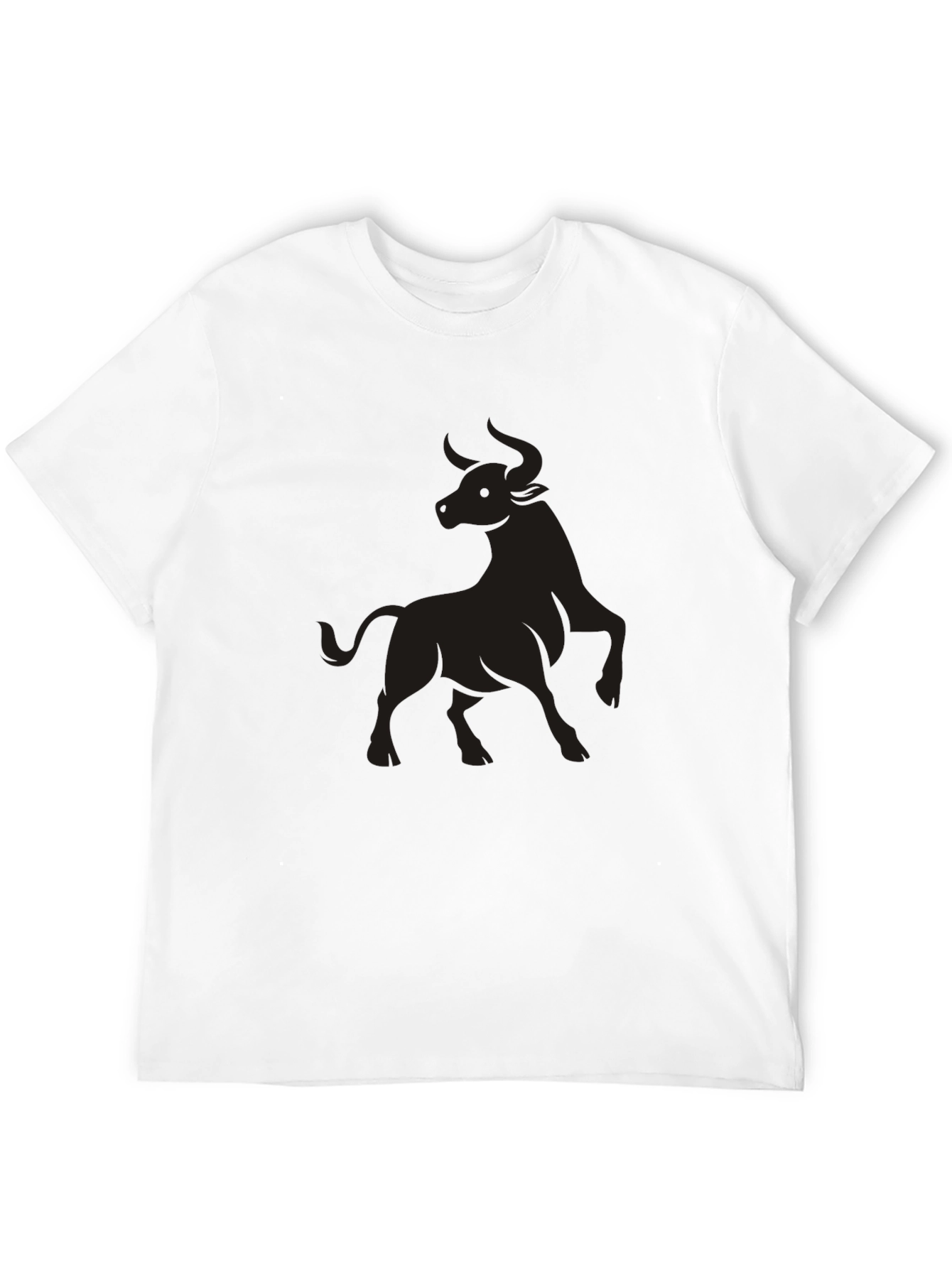 Black Bull Graphic Tee - Stylish Mens T-Shirt