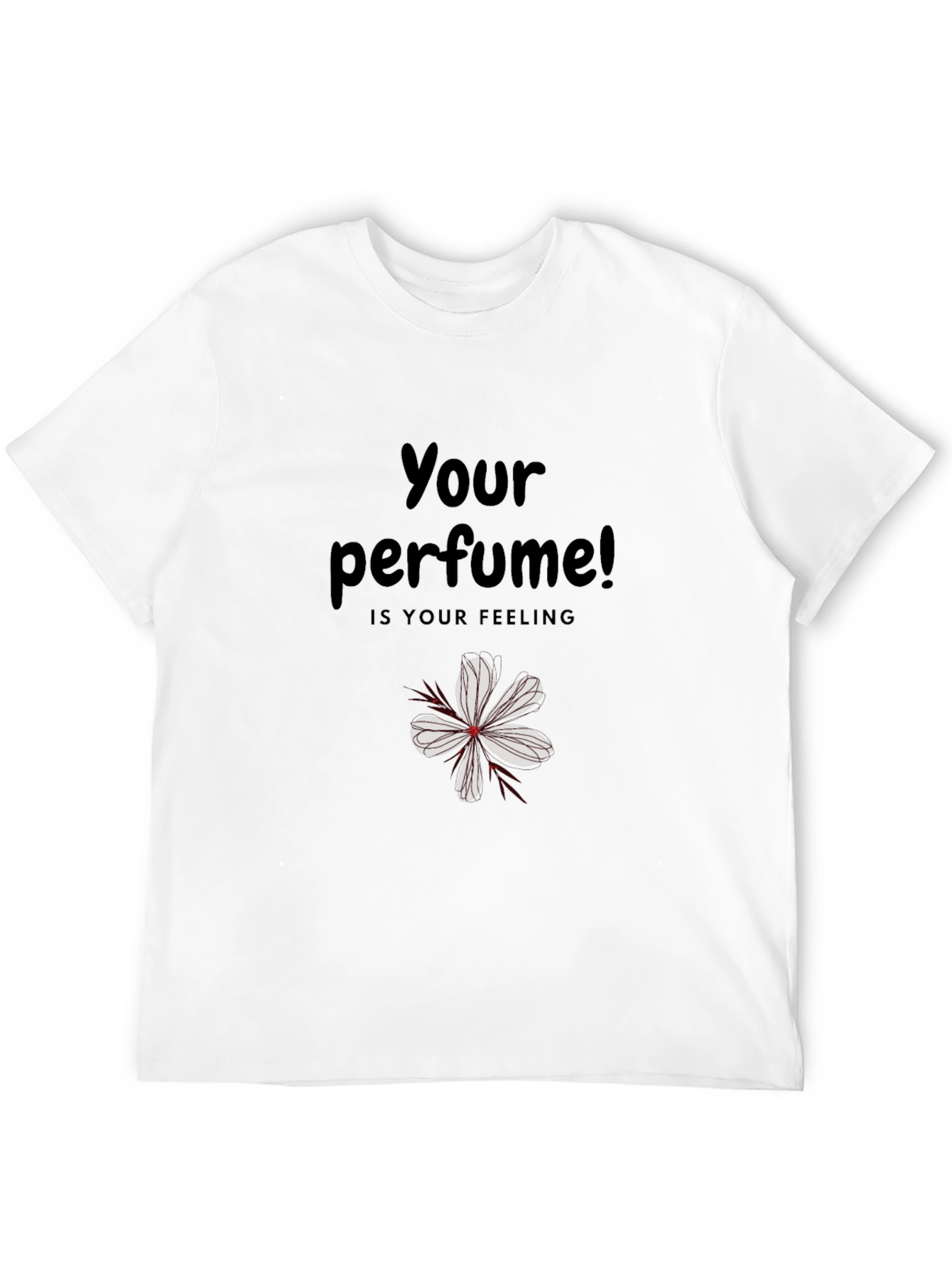 Your Perfume Feeling Black Graphic Tee