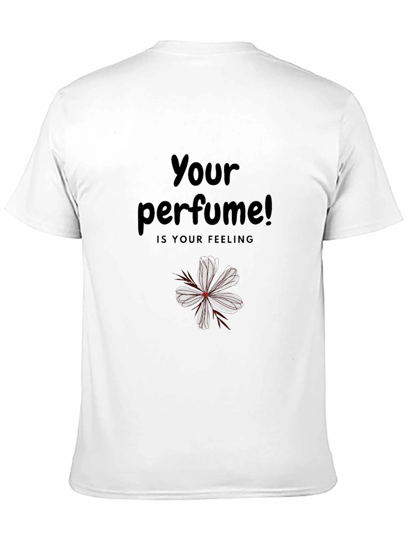 Your Perfume Feeling Black Graphic Tee