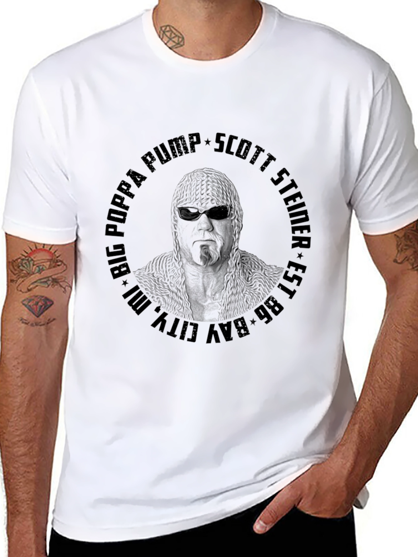 Scott Steiner Big Poppa Pump T-Shirt