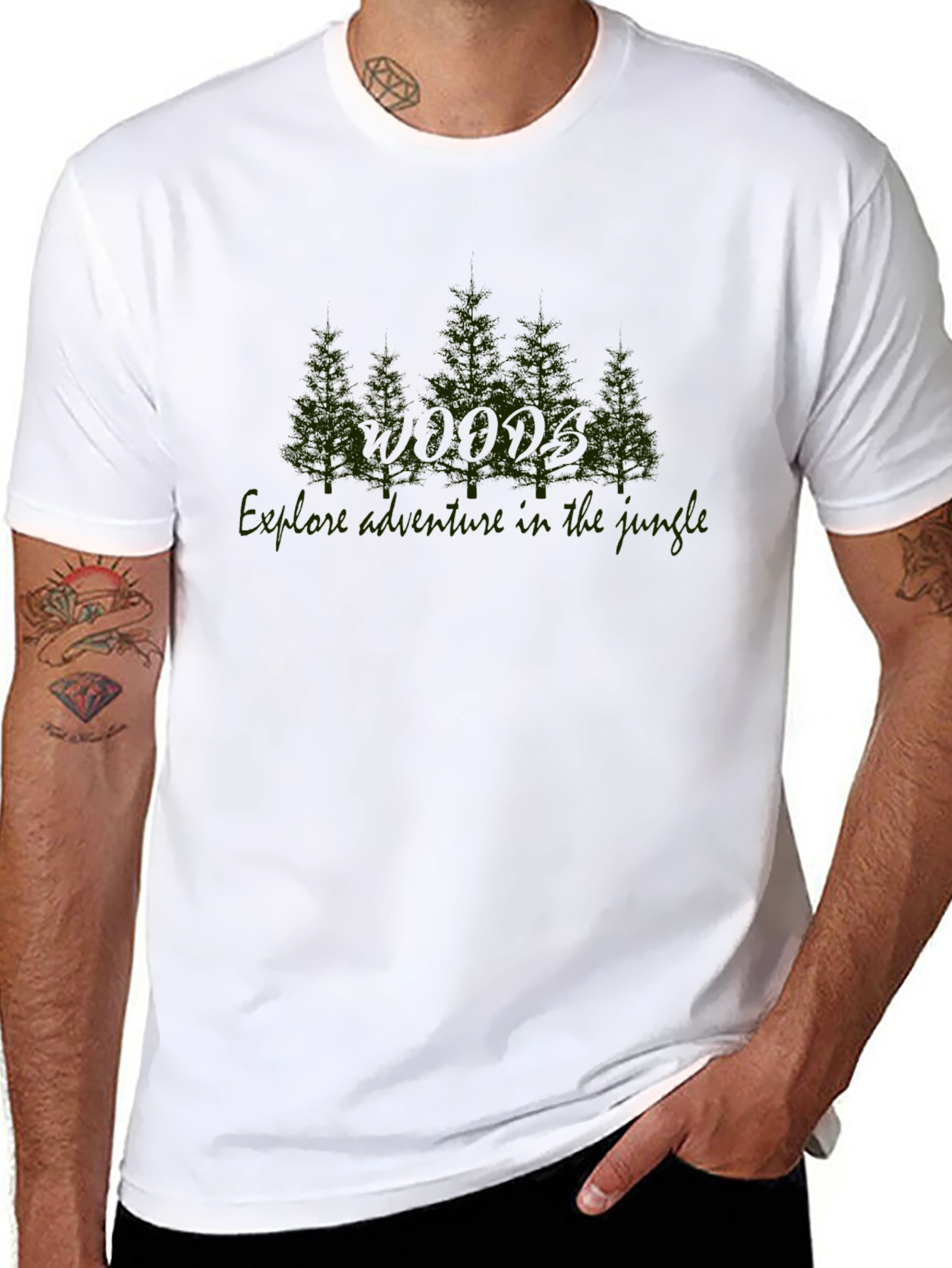 Jungle Adventure Graphic Tee - Black