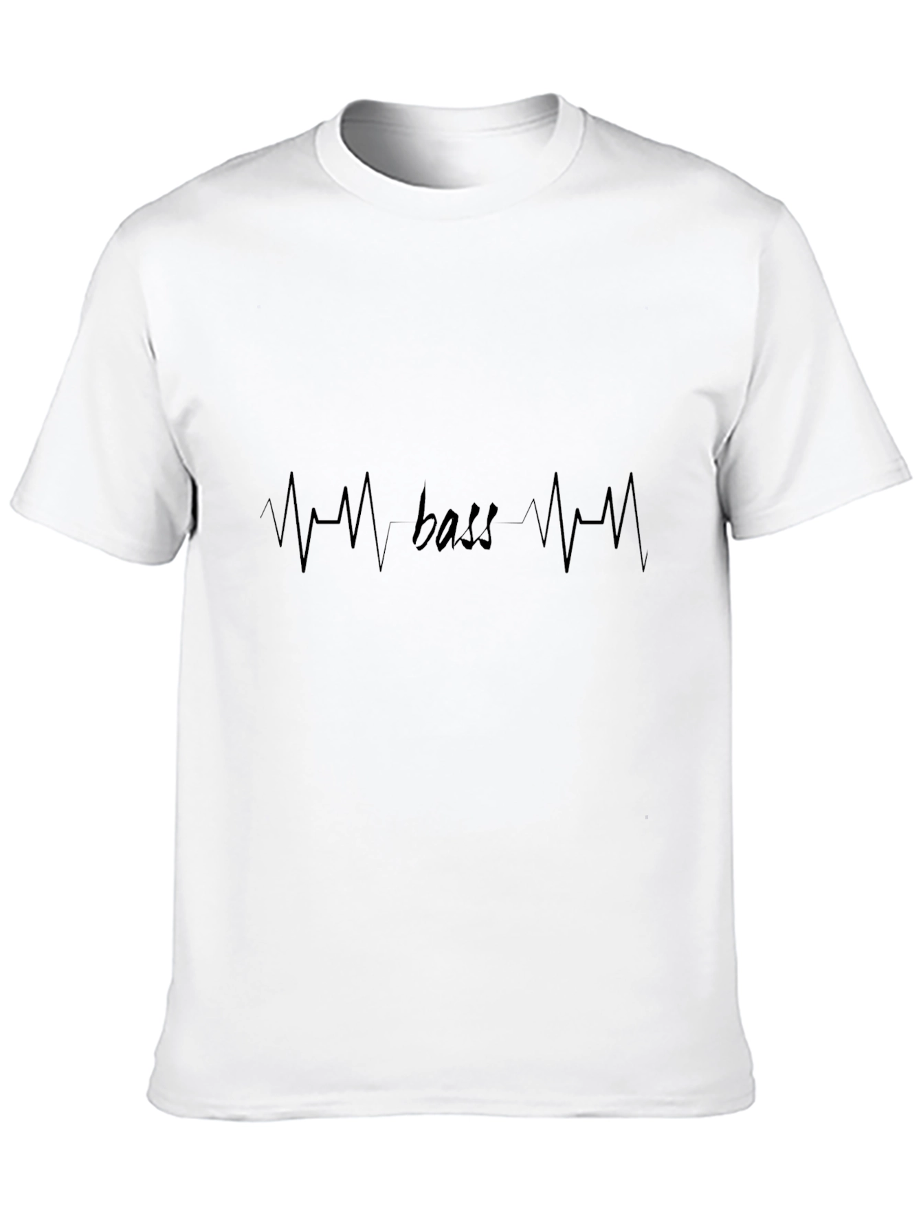 Bass Heartbeat T-Shirt - Music Lover Tee
