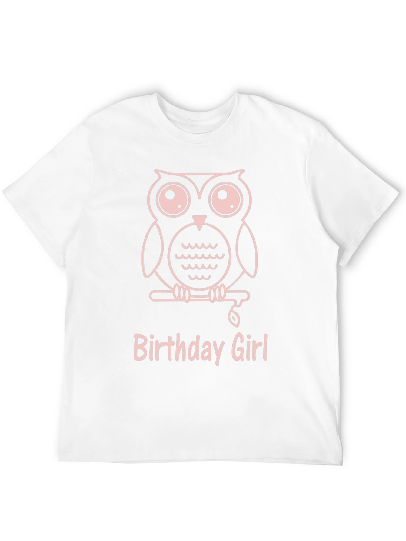 Birthday Girl Owl Graphic Tee - Cute & Fun!