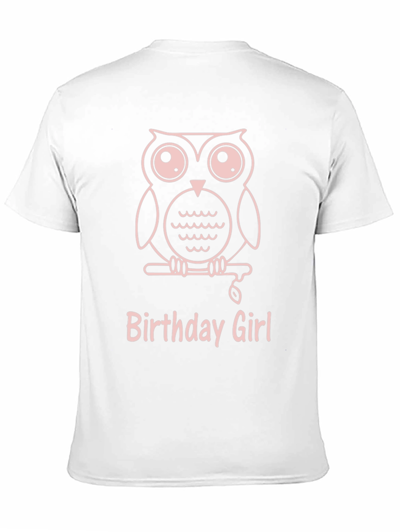 Birthday Girl Owl Graphic Tee - Cute & Fun!