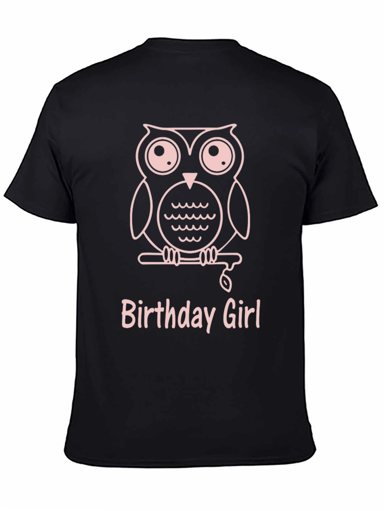Birthday Girl Owl Graphic Tee - Cute & Fun!