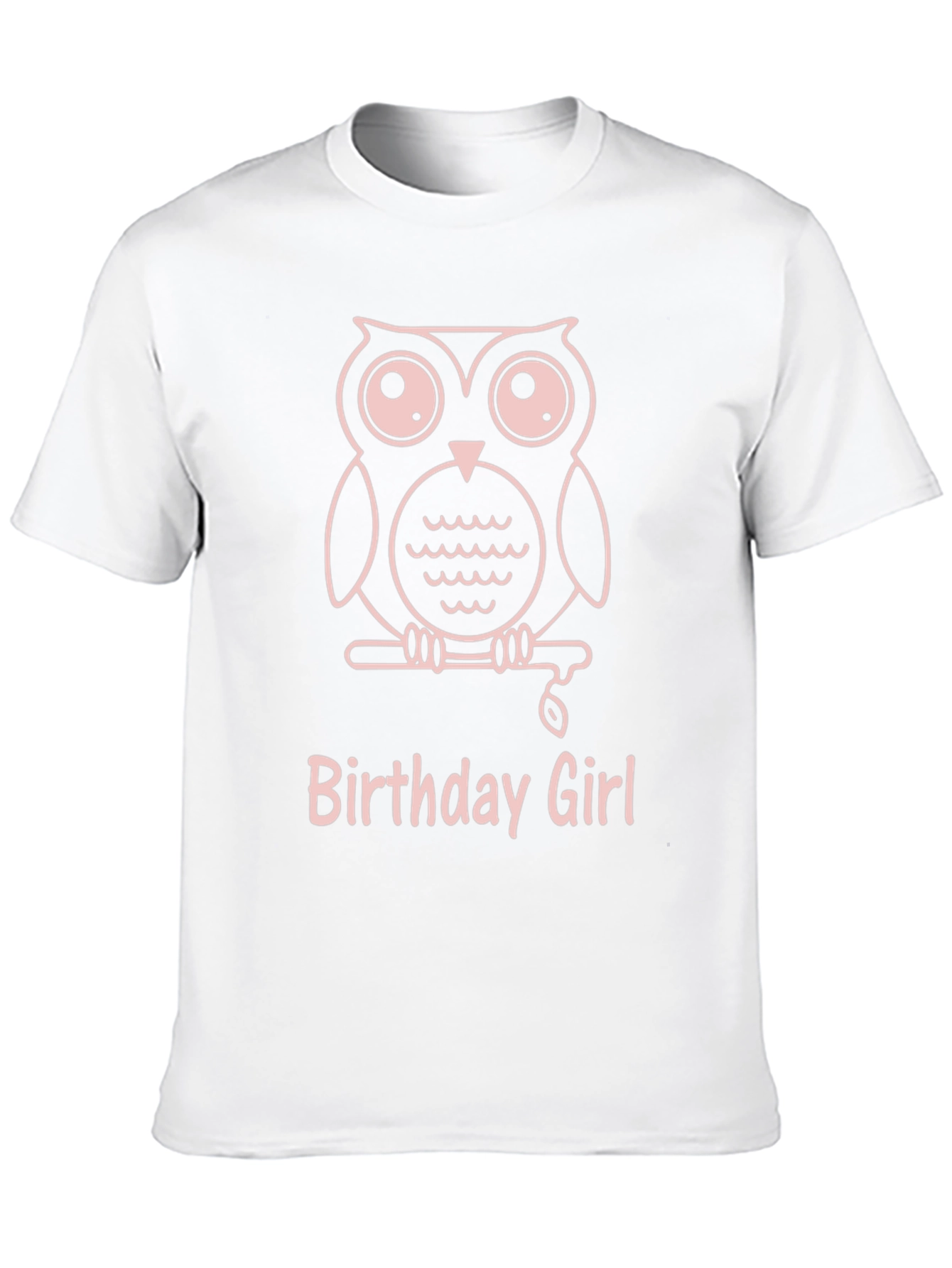 Birthday Girl Owl Graphic Tee - Cute & Fun!