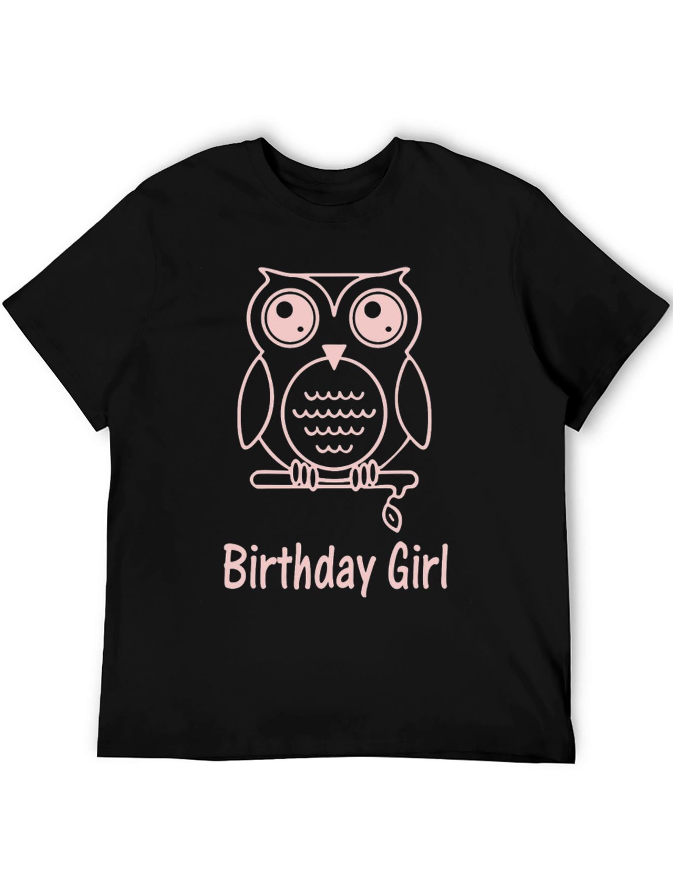 Birthday Girl Owl Graphic Tee - Cute & Fun!