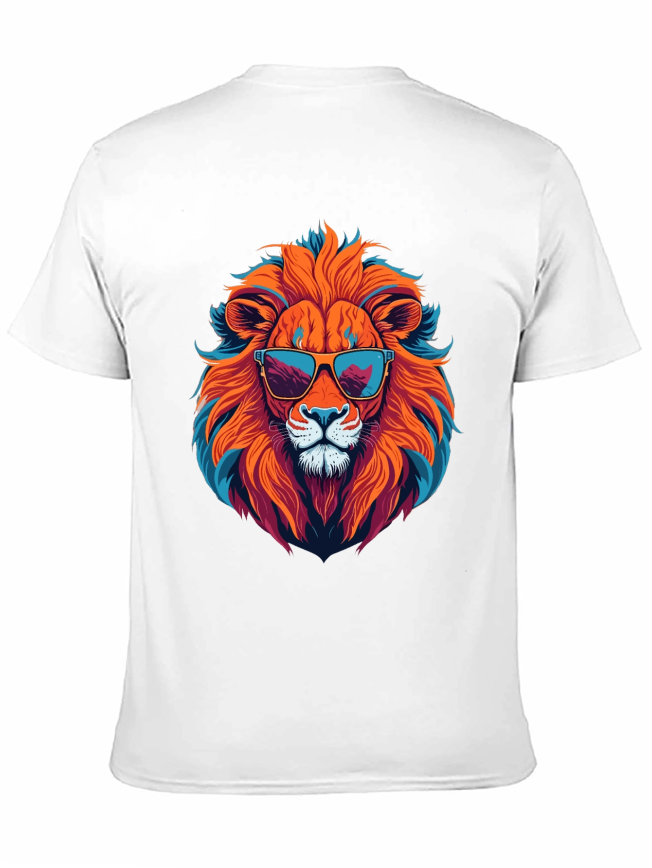 Cool Lion Graphic Tee - Black Unisex T-Shirt