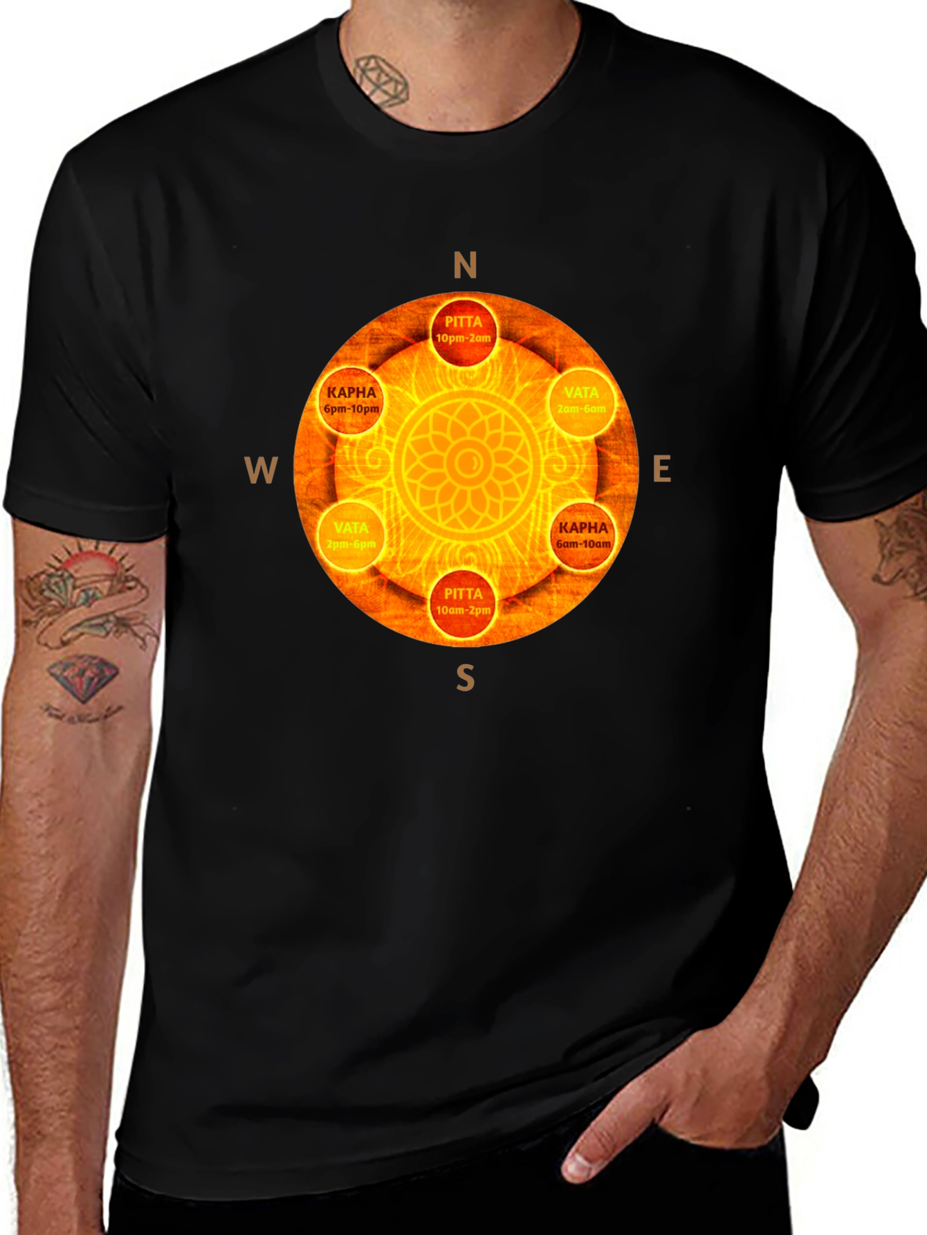 Dosha Time Circle Graphic Tee