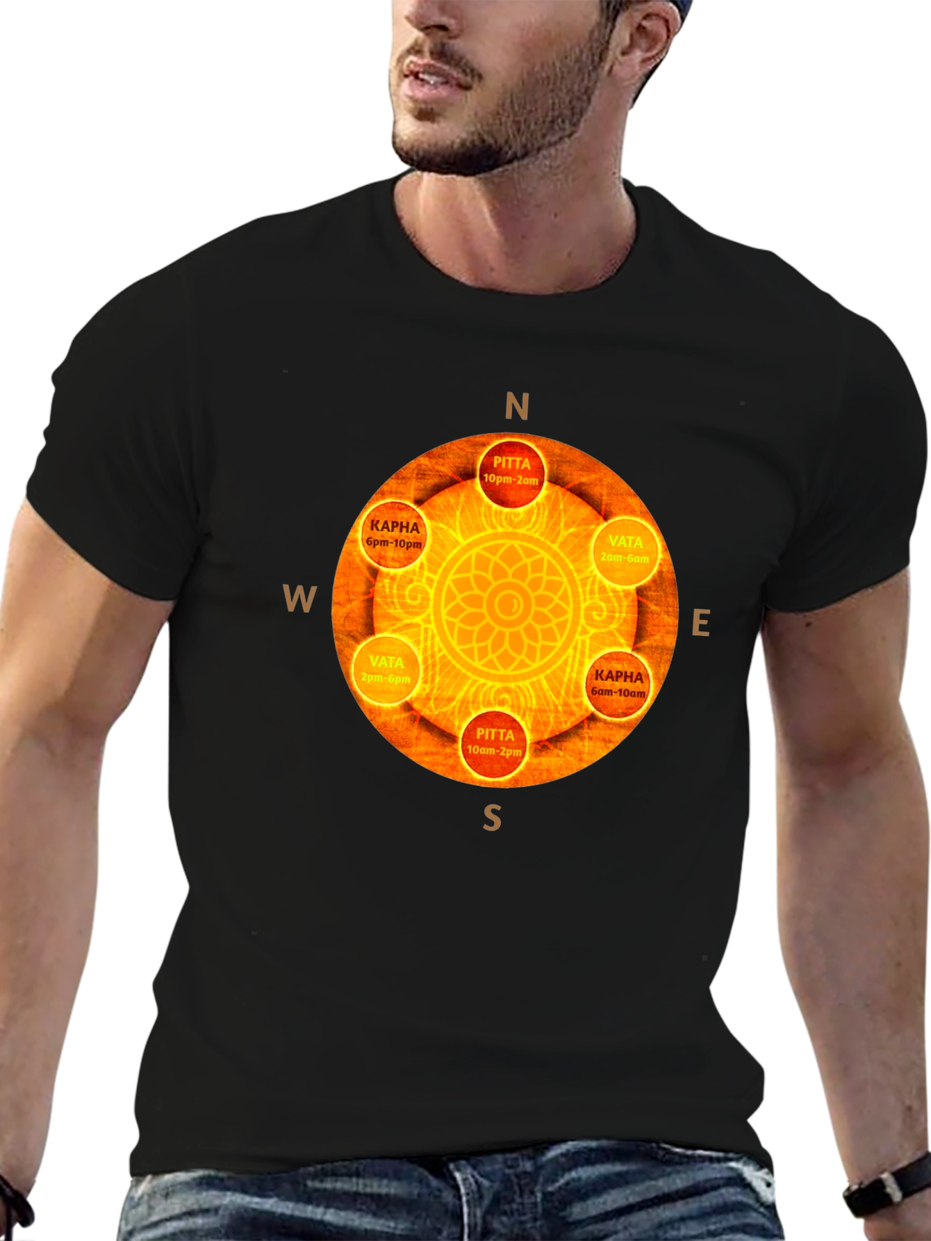 Dosha Time Circle Graphic Tee