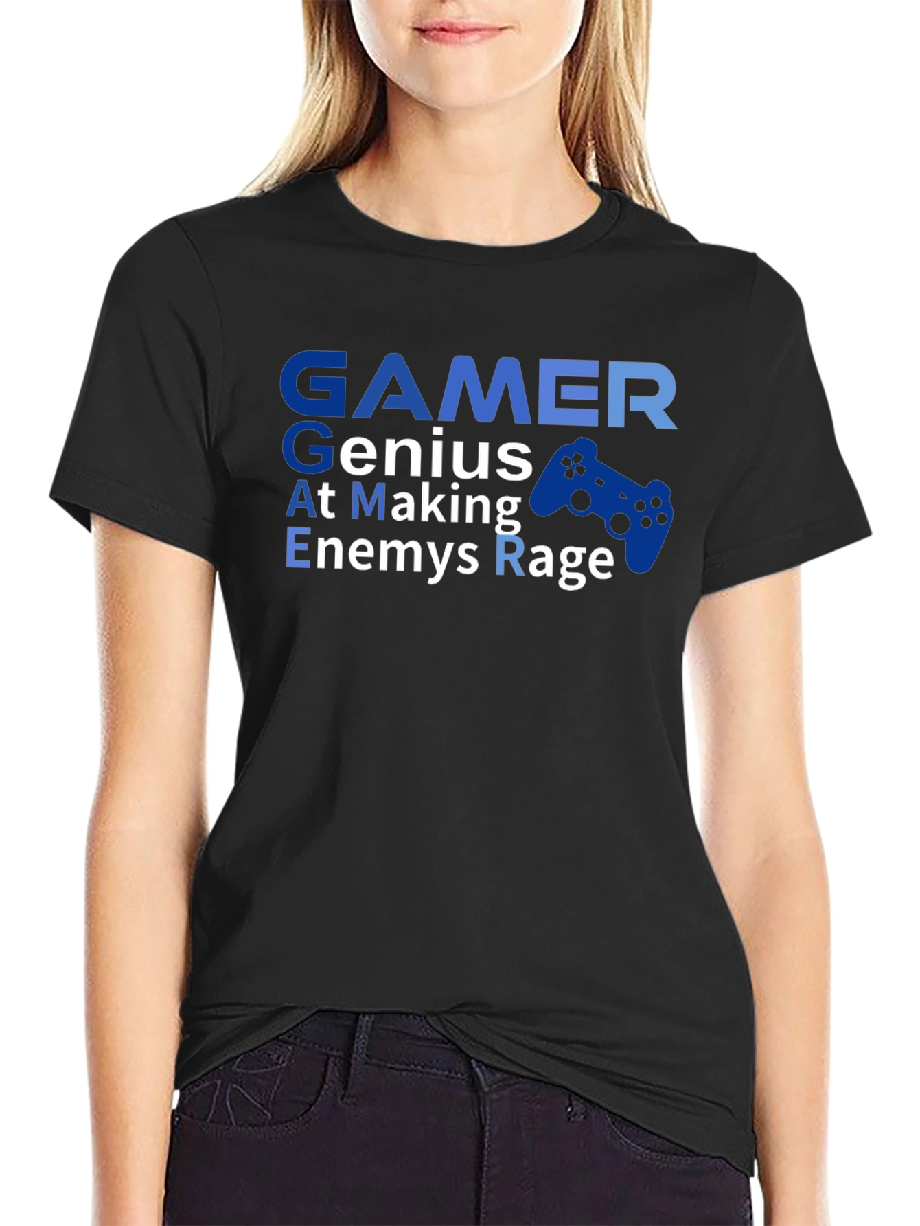 Gamer Genius T-Shirt - At Making Enemies Rage
