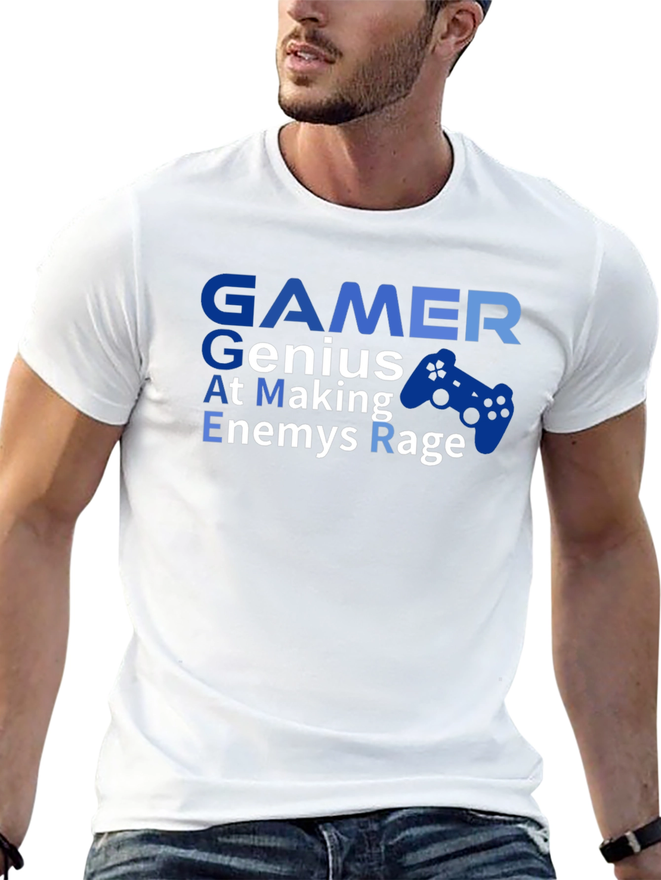 Gamer Genius T-Shirt - At Making Enemies Rage