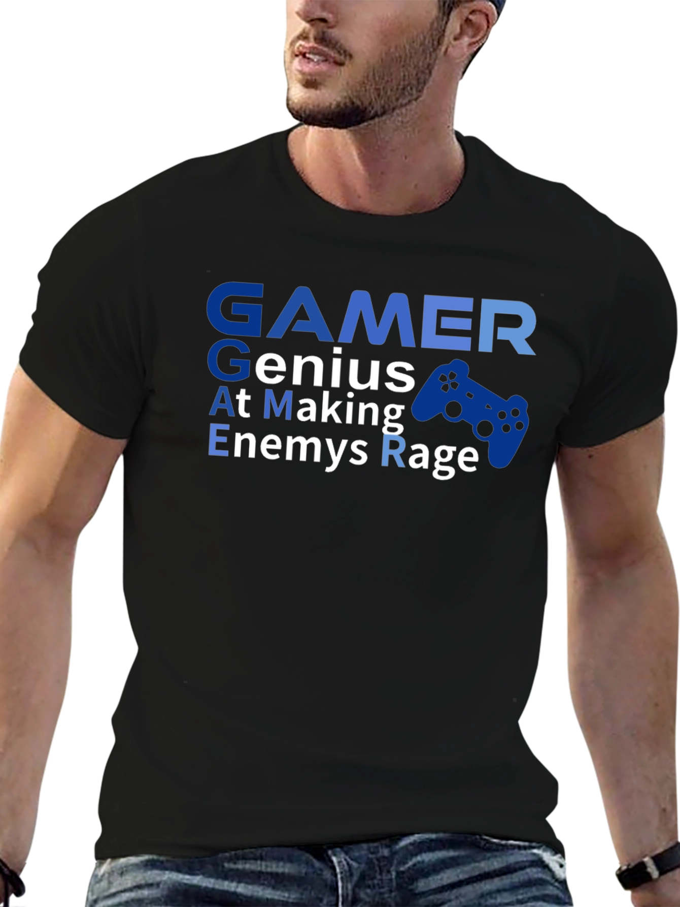 Gamer Genius T-Shirt - At Making Enemies Rage