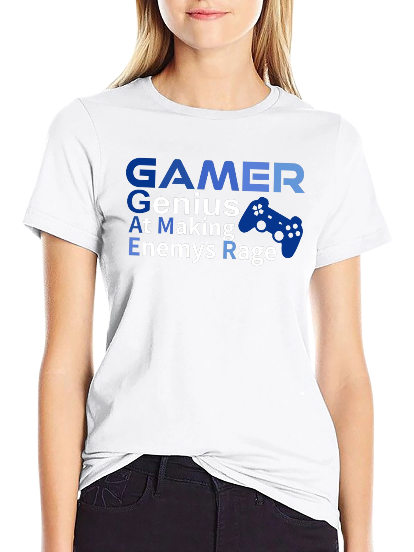 Gamer Genius T-Shirt - At Making Enemies Rage