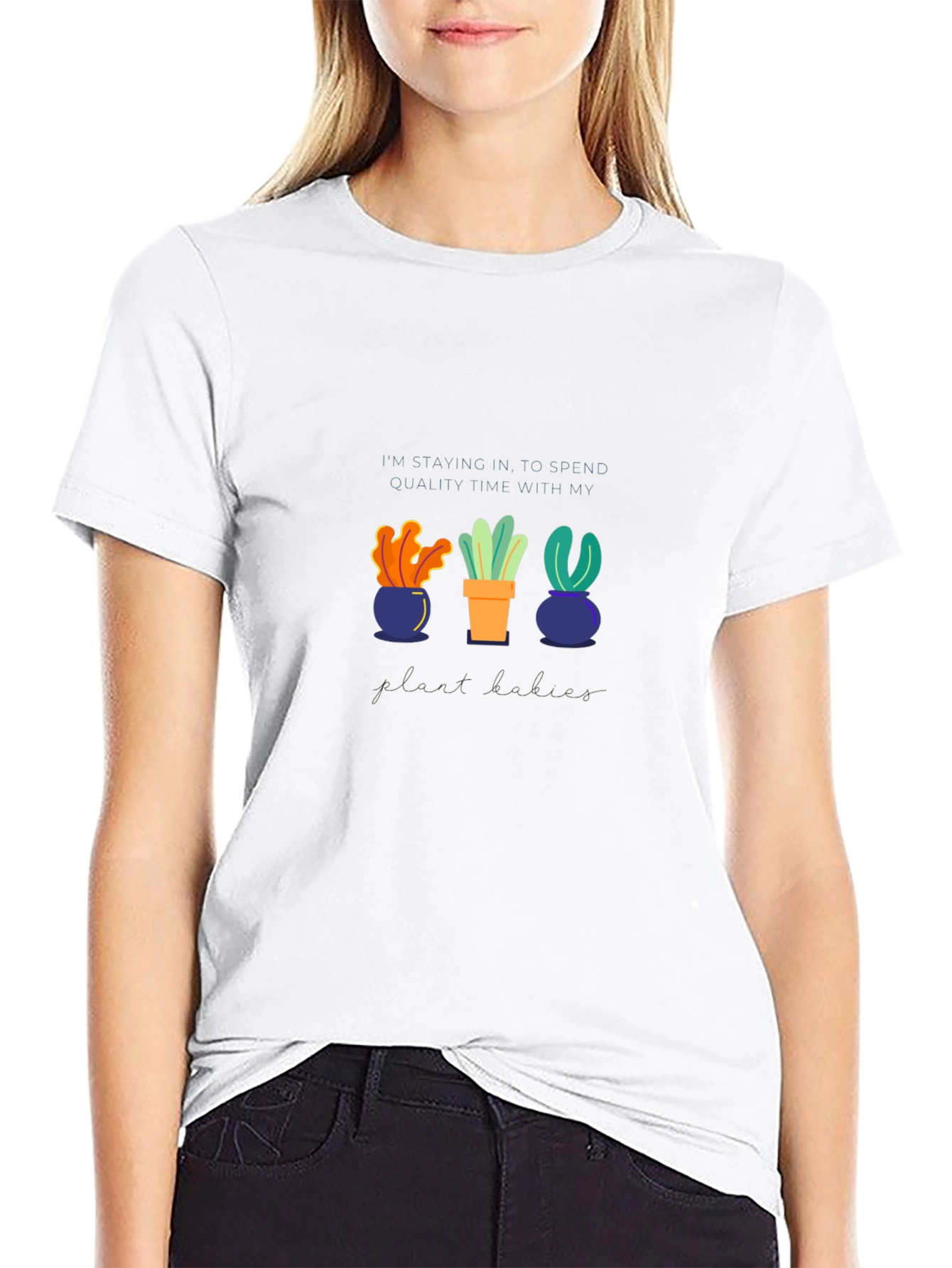 Plant Lovers Black T-Shirt