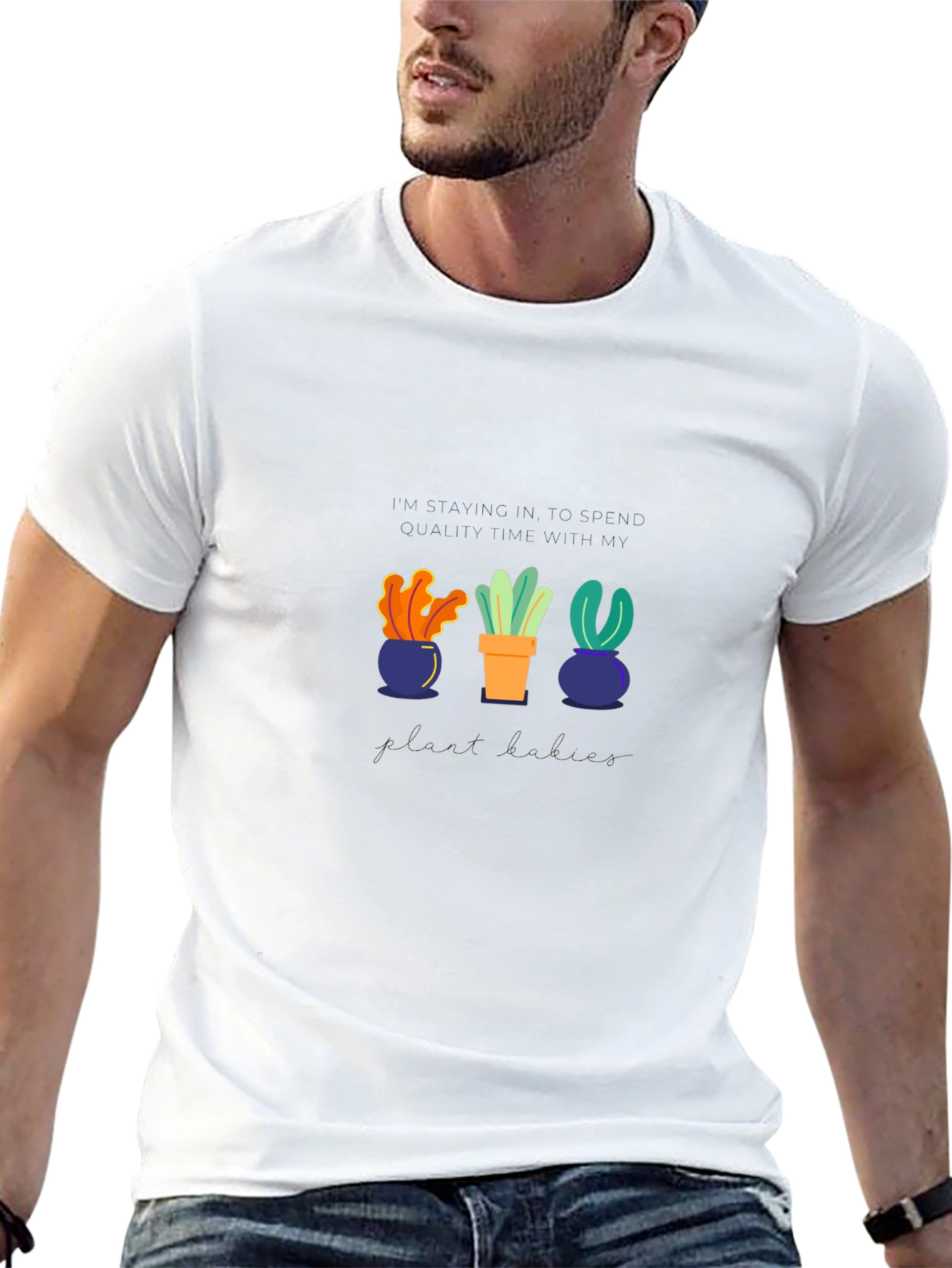 Plant Lovers Black T-Shirt