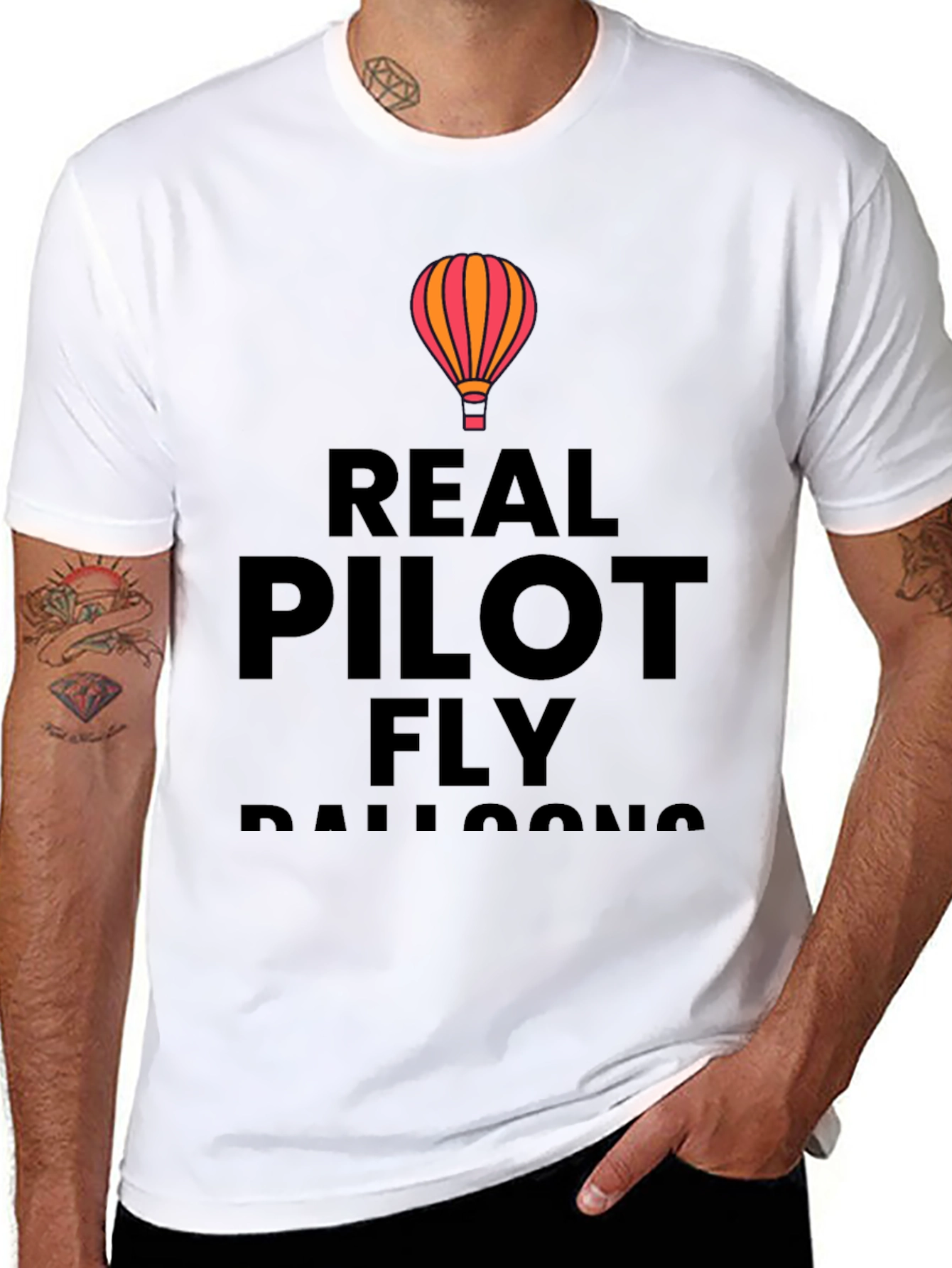 Real Pilots Fly Balloons T-Shirt