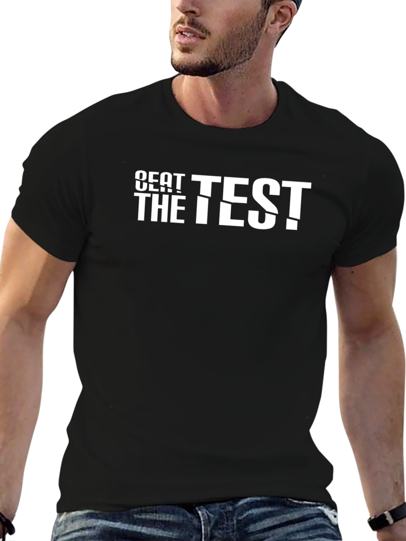 Beat the Test Graphic T-Shirt - Mens