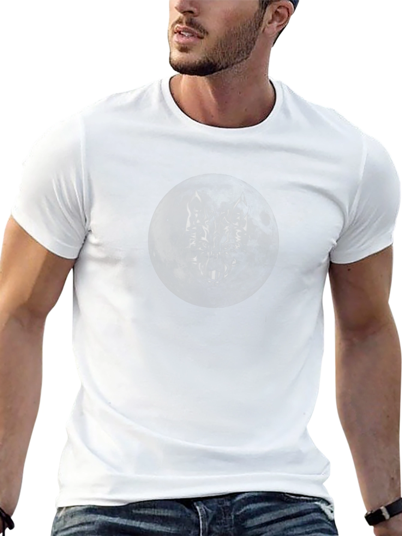 Wolf Moon T-Shirt - Dark and Mysterious
