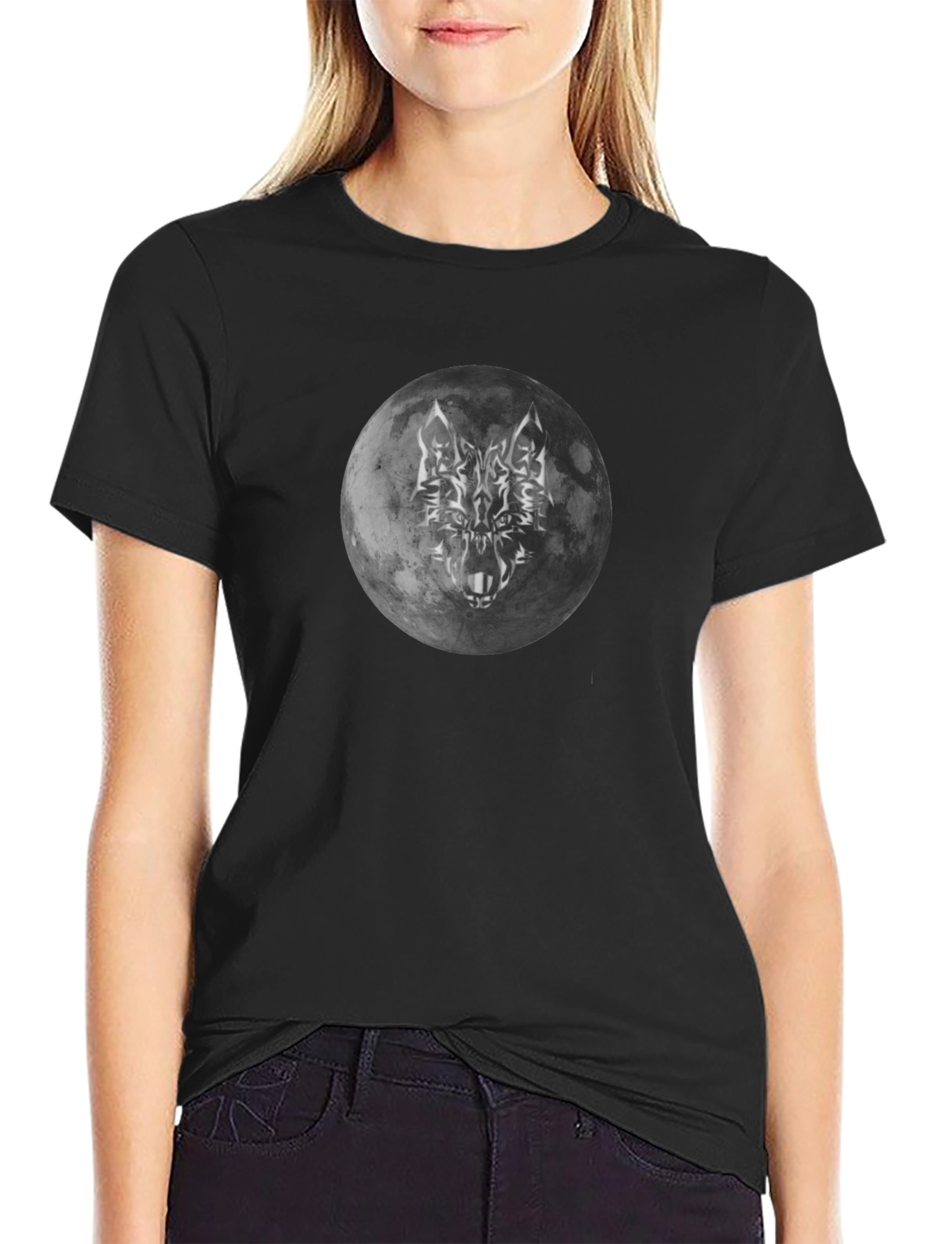 Wolf Moon T-Shirt - Dark and Mysterious