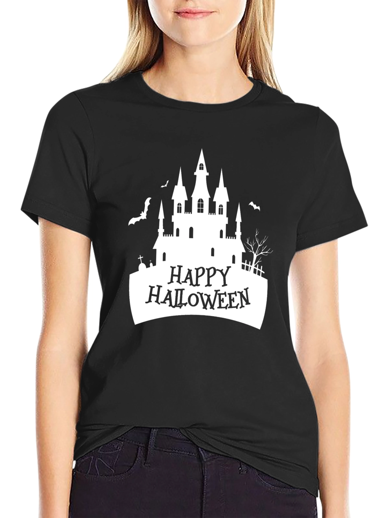 Happy Halloween Castle T-Shirt