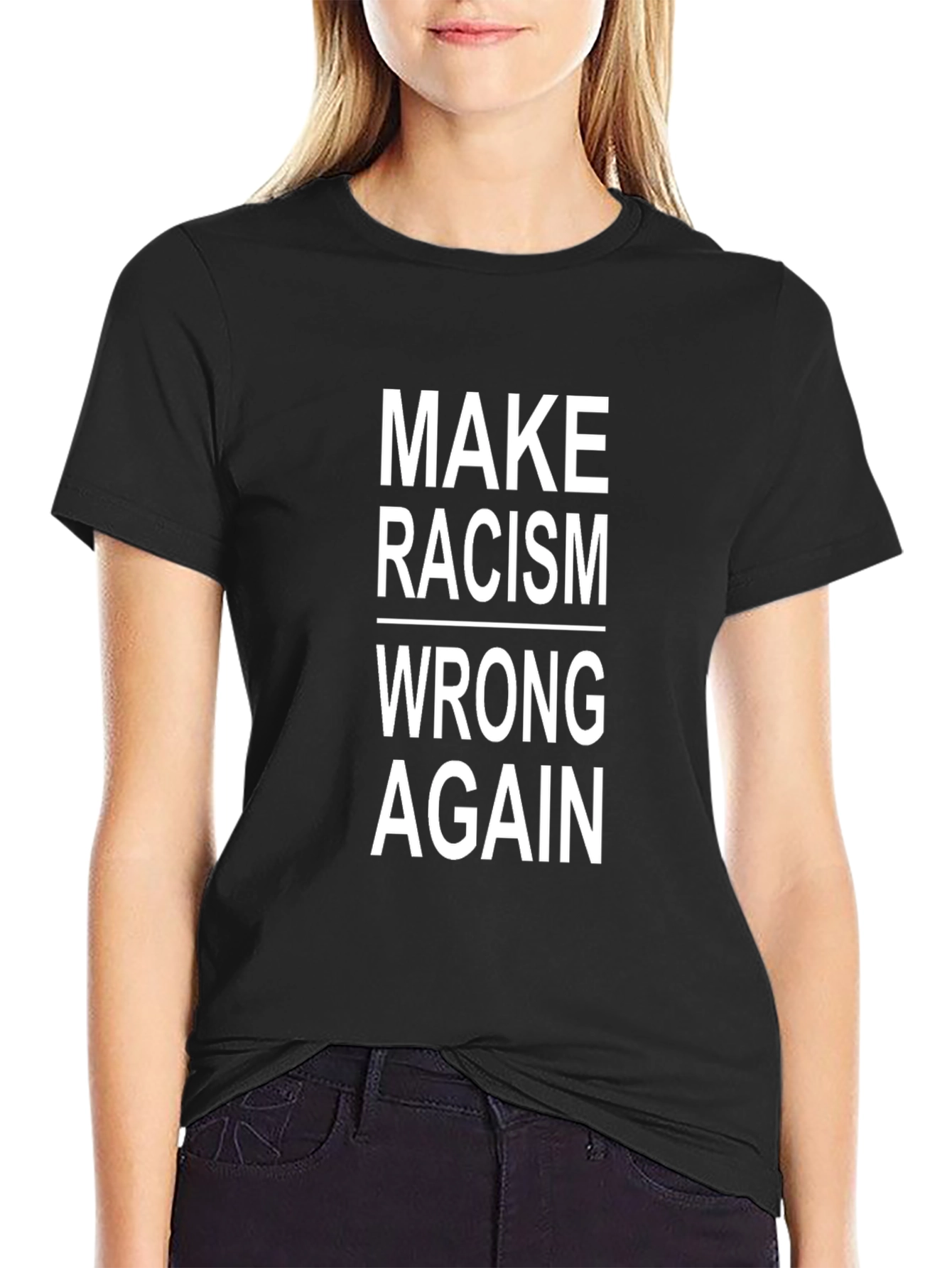 Make Racism Wrong Again Graphic T-Shirt