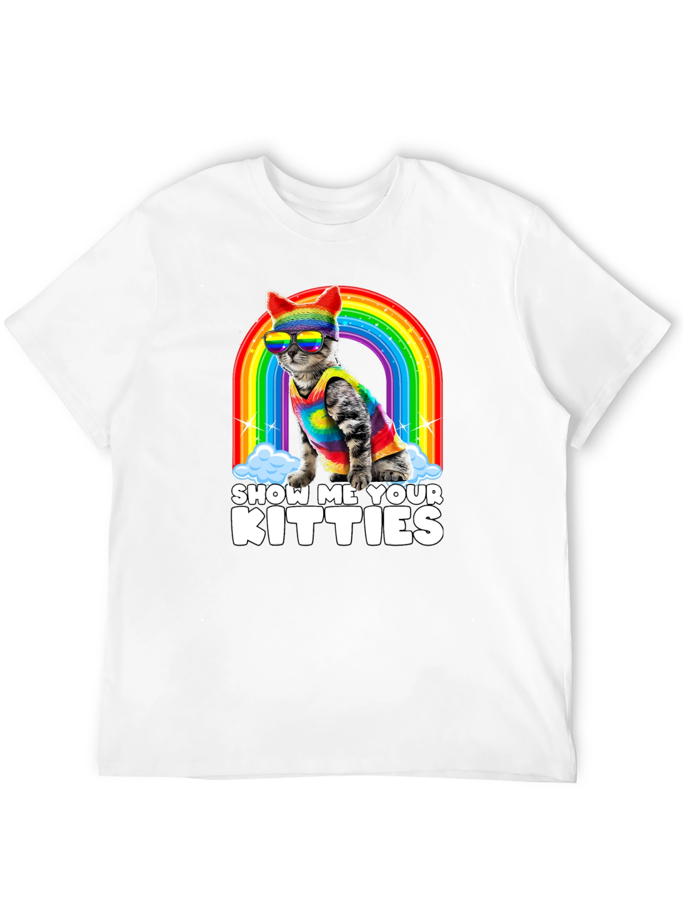 Show Me Your Kitties Pride T-Shirt