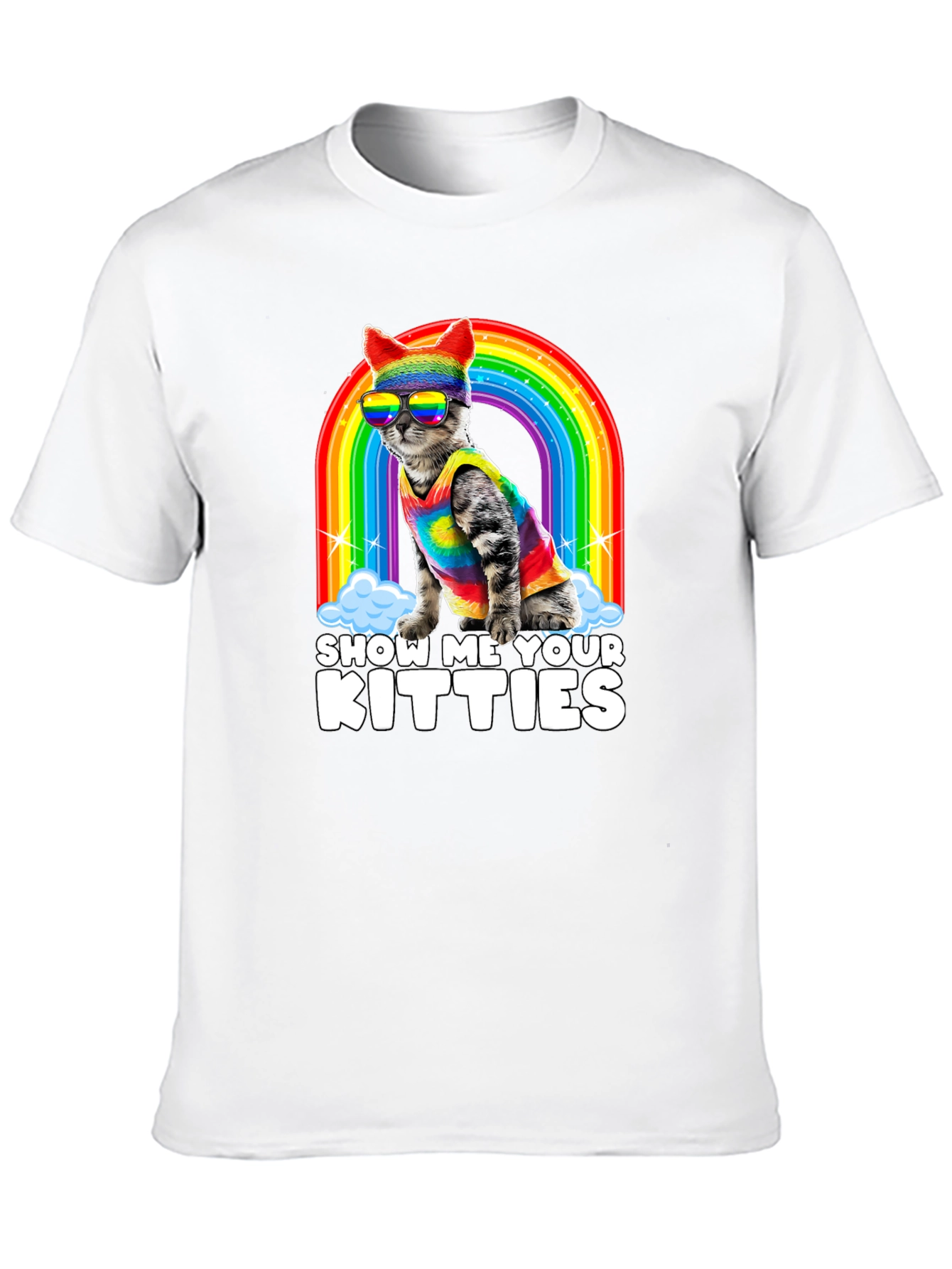 Show Me Your Kitties Pride T-Shirt
