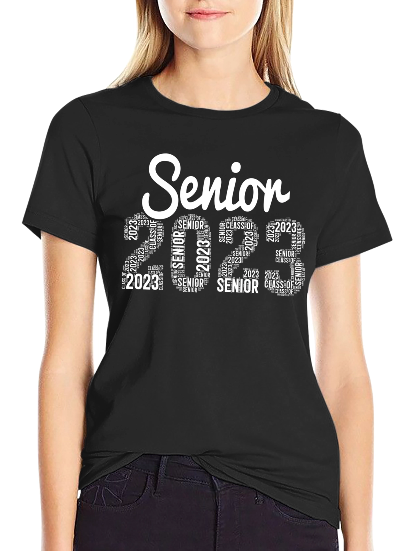 Senior 2023 Word Art T-Shirt