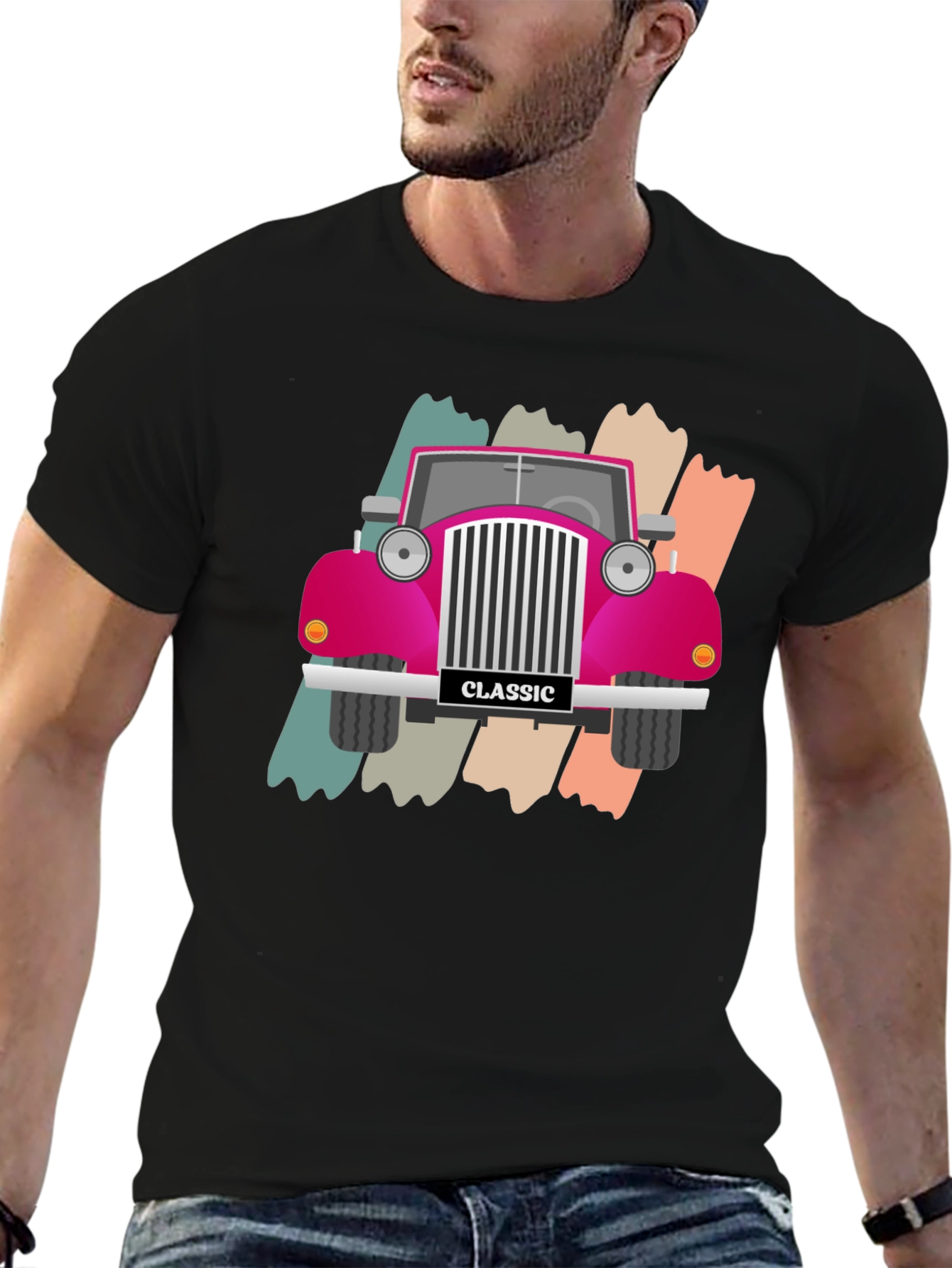 Classic Car T-Shirt - Retro Style