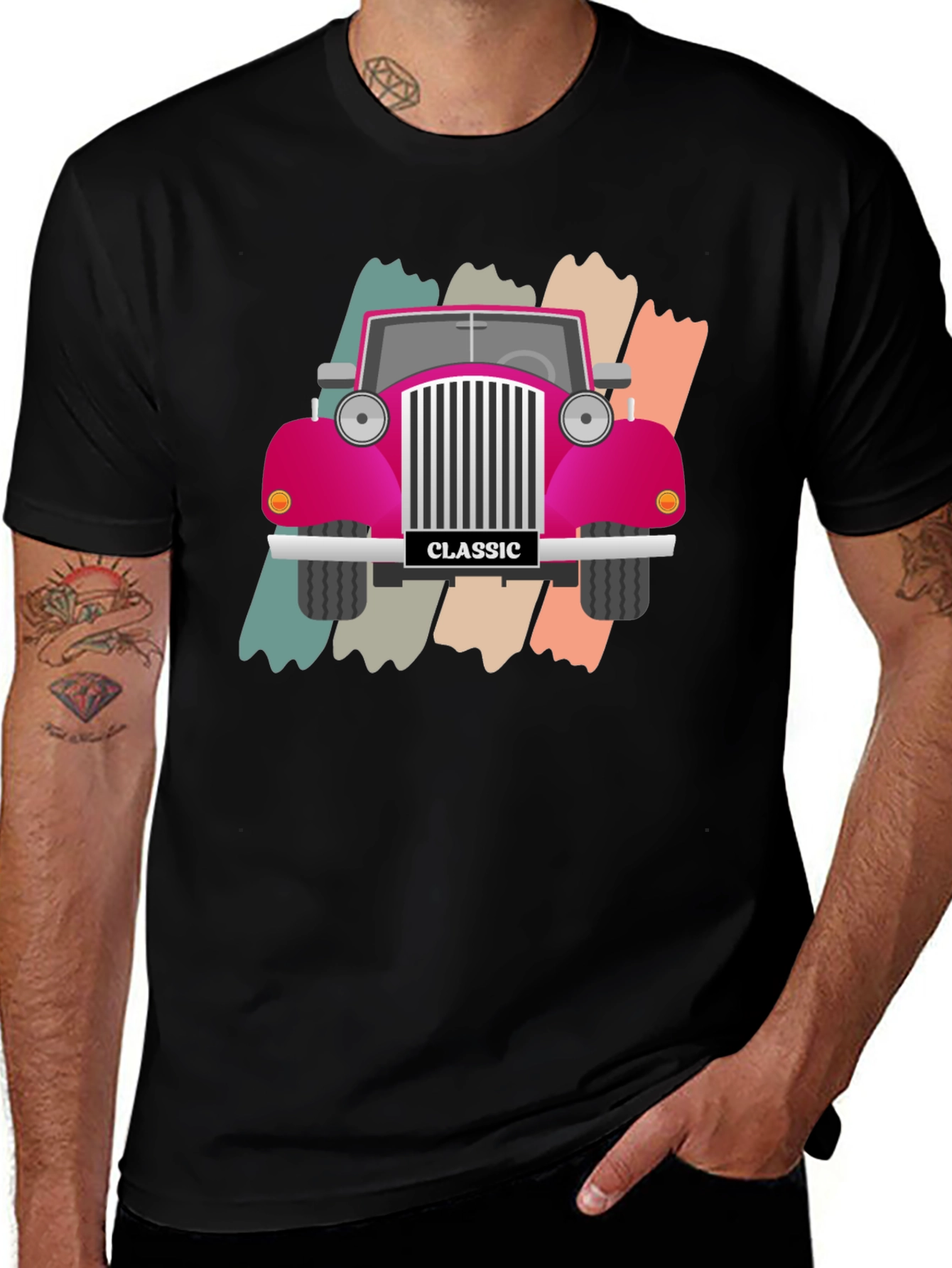 Classic Car T-Shirt - Retro Style