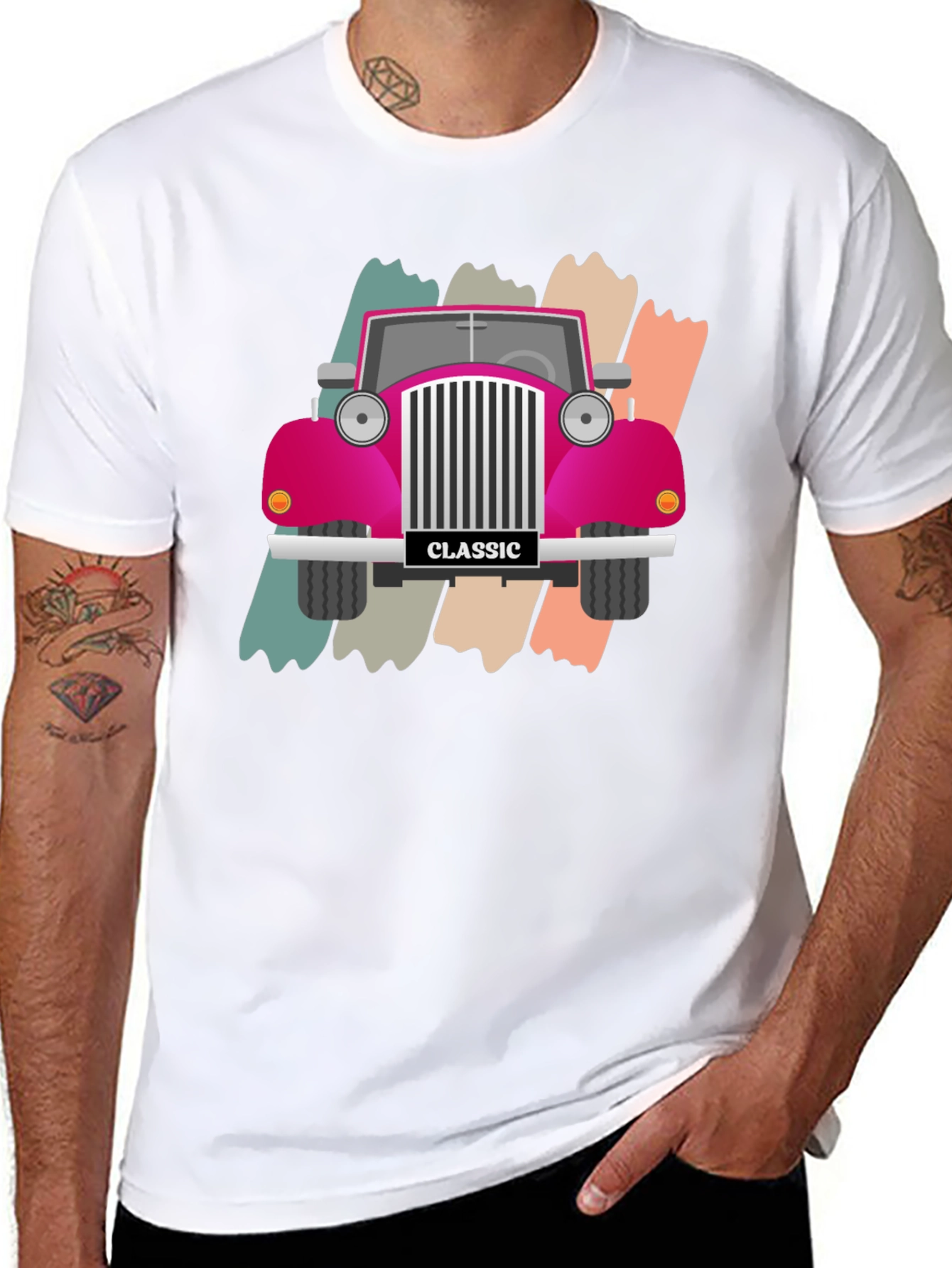 Classic Car T-Shirt - Retro Style