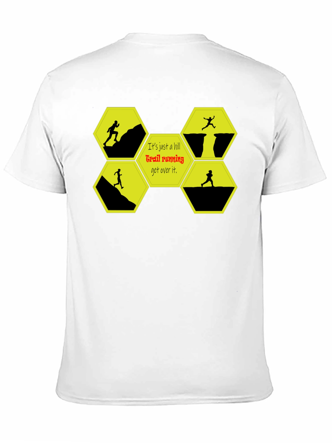 Trail Running Graphic T-Shirt - Conquer Hills!