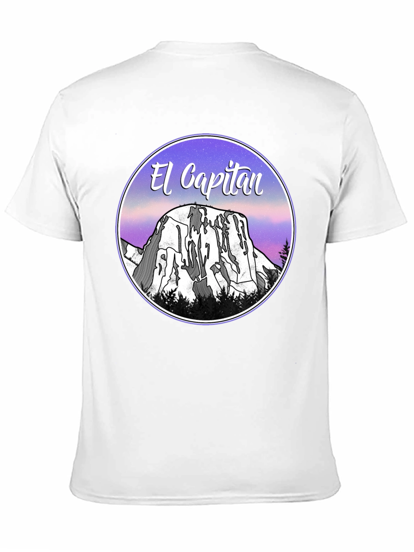 El Capitan Graphic T-Shirt - Black Cotton Blend
