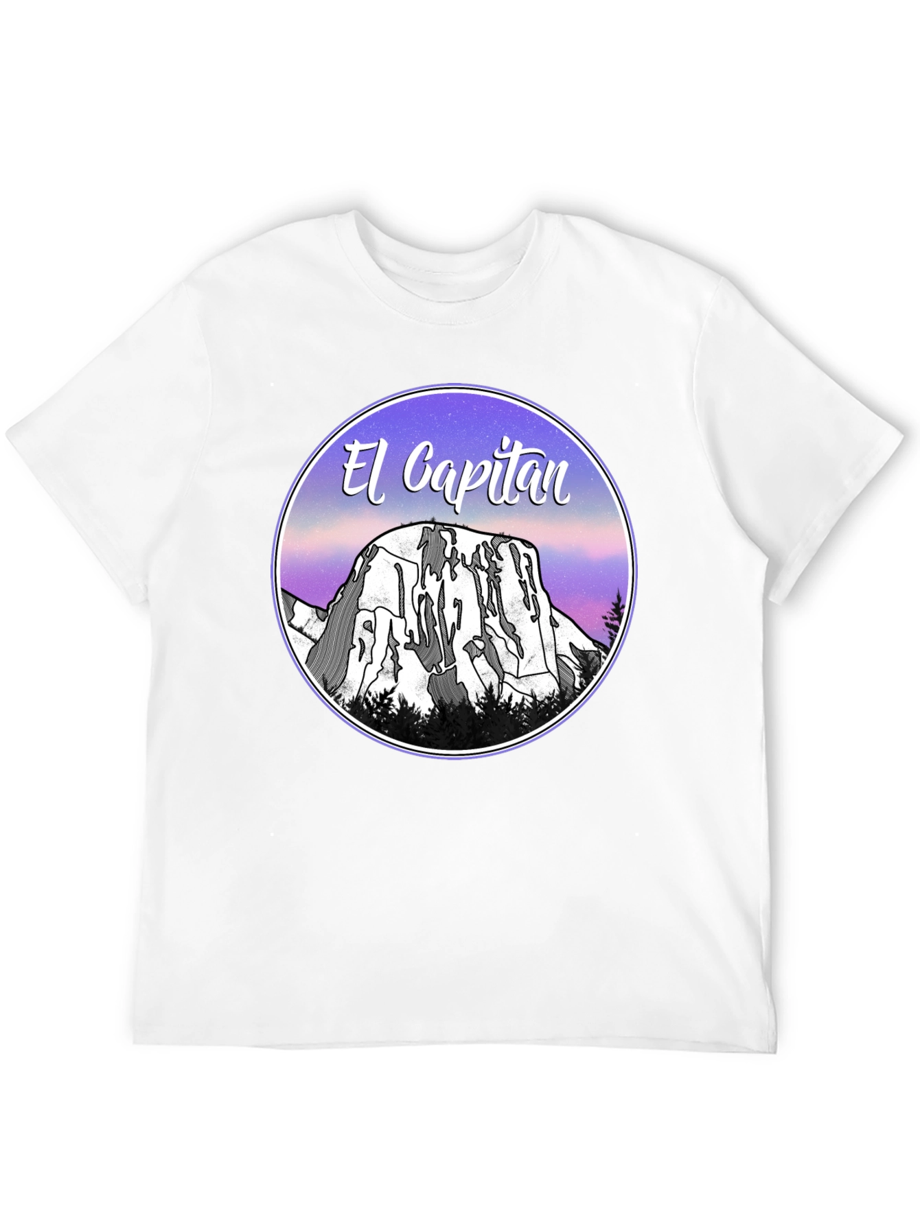 El Capitan Graphic T-Shirt - Black Cotton Blend
