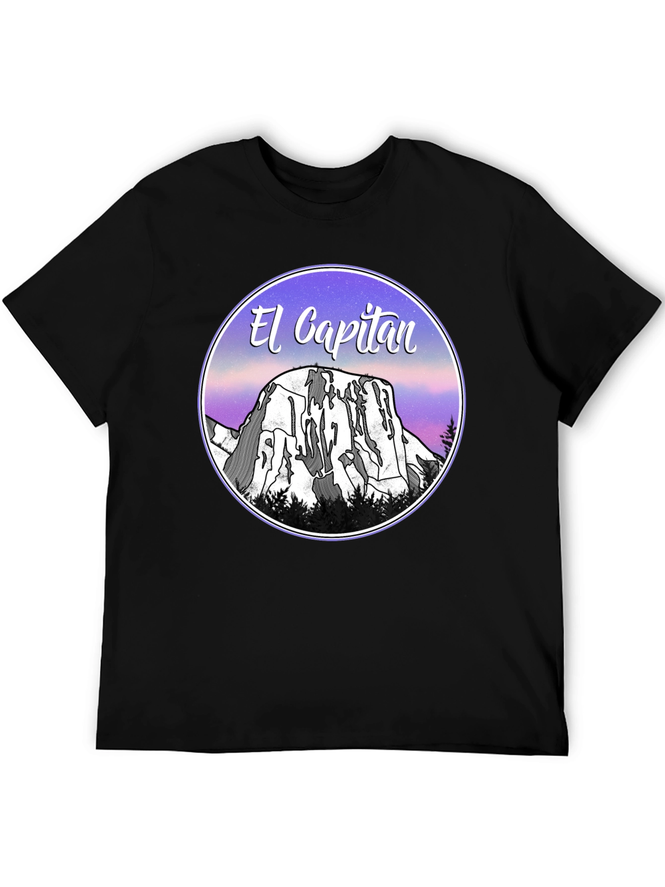 El Capitan Graphic T-Shirt - Black Cotton Blend