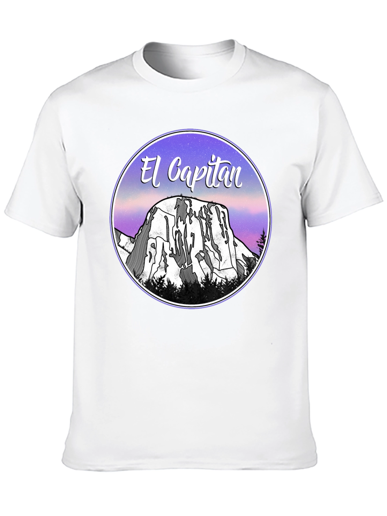 El Capitan Graphic T-Shirt - Black Cotton Blend