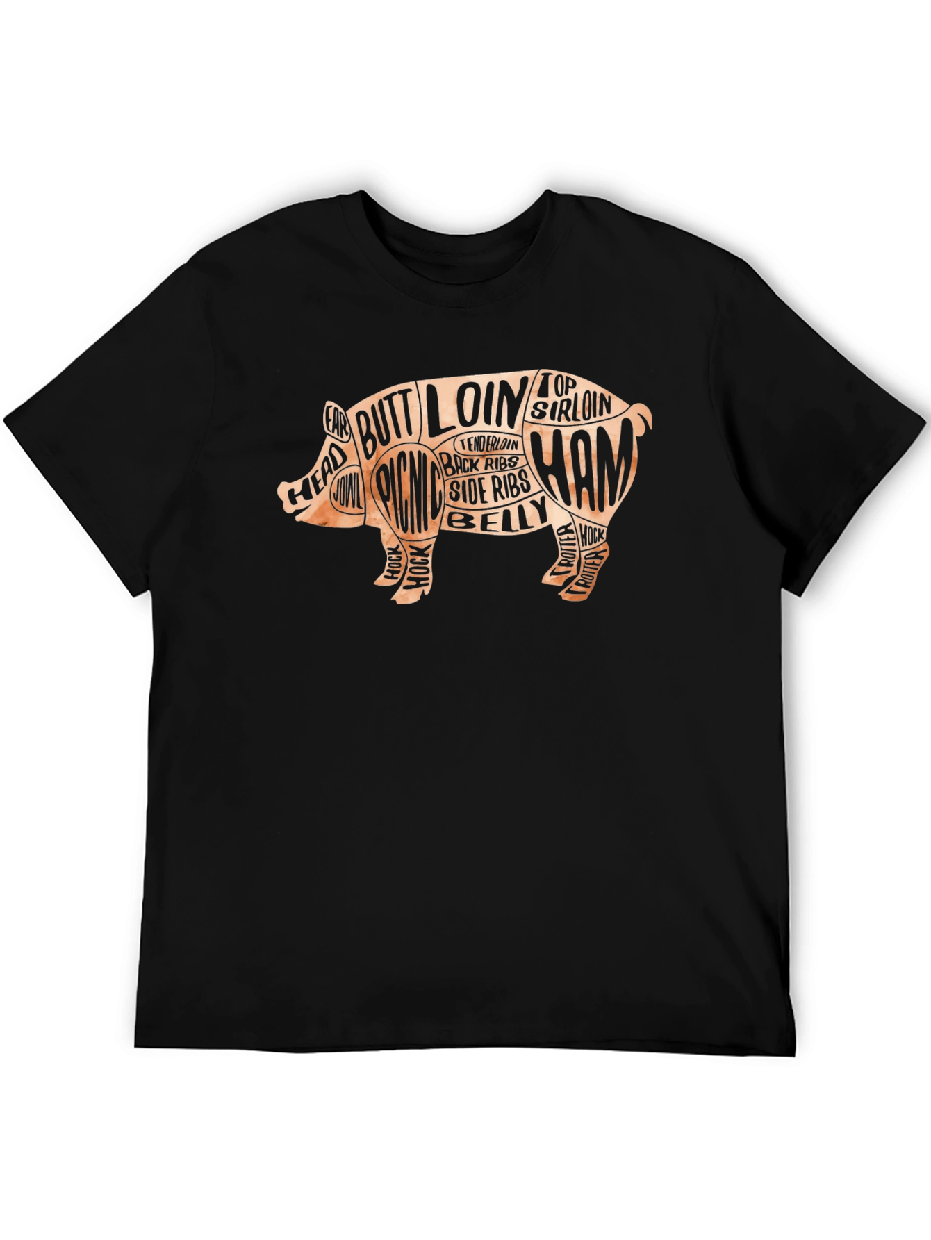 Butcher Pig T-Shirt - Farm to Table Style