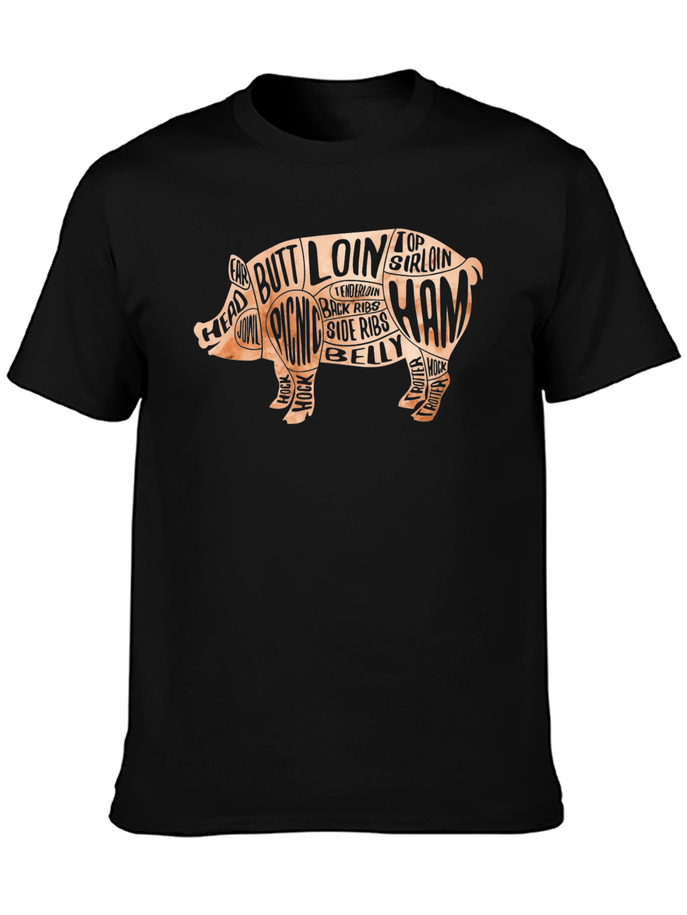 Butcher Pig T-Shirt - Farm to Table Style
