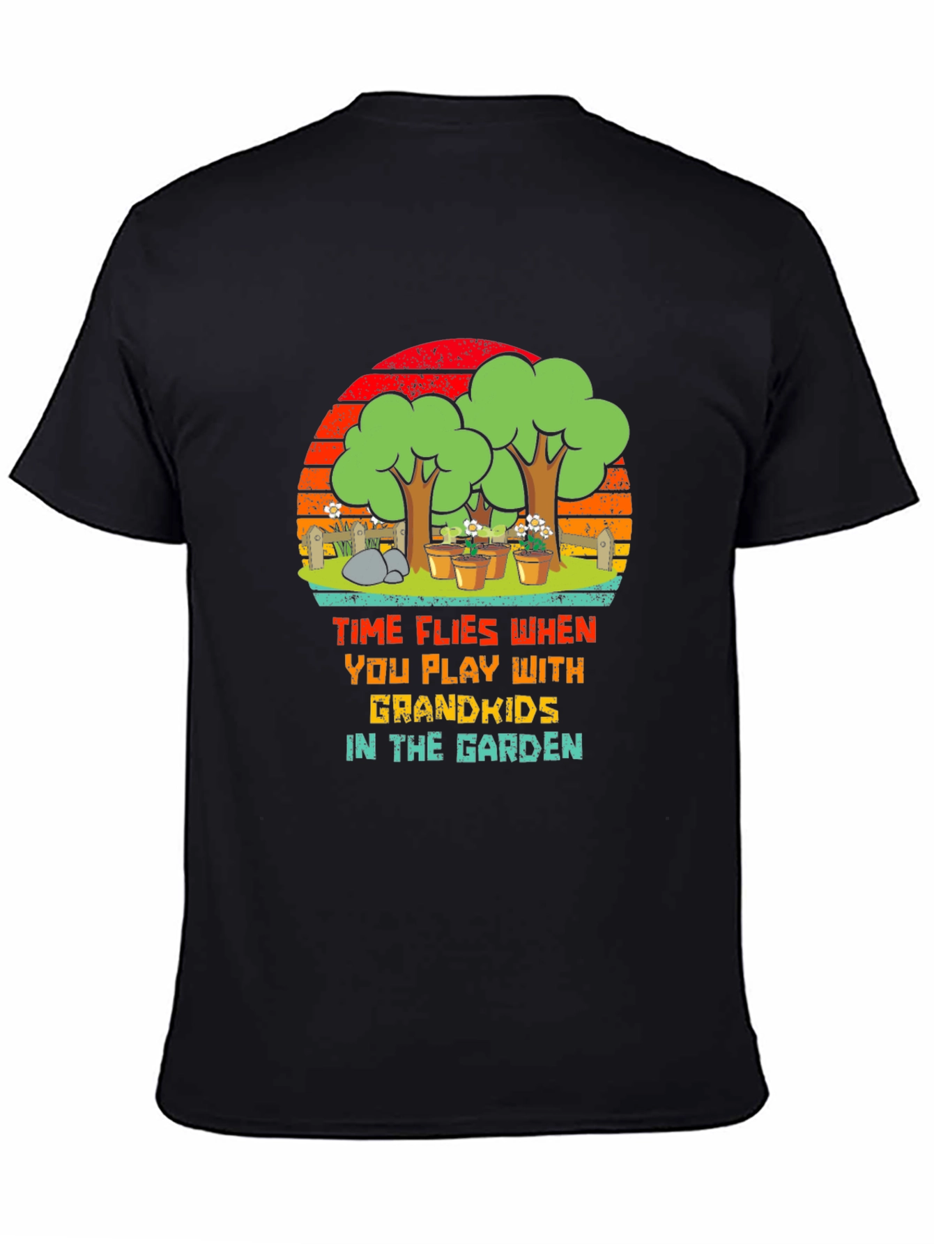 Grandkids in the Garden Graphic T-Shirt