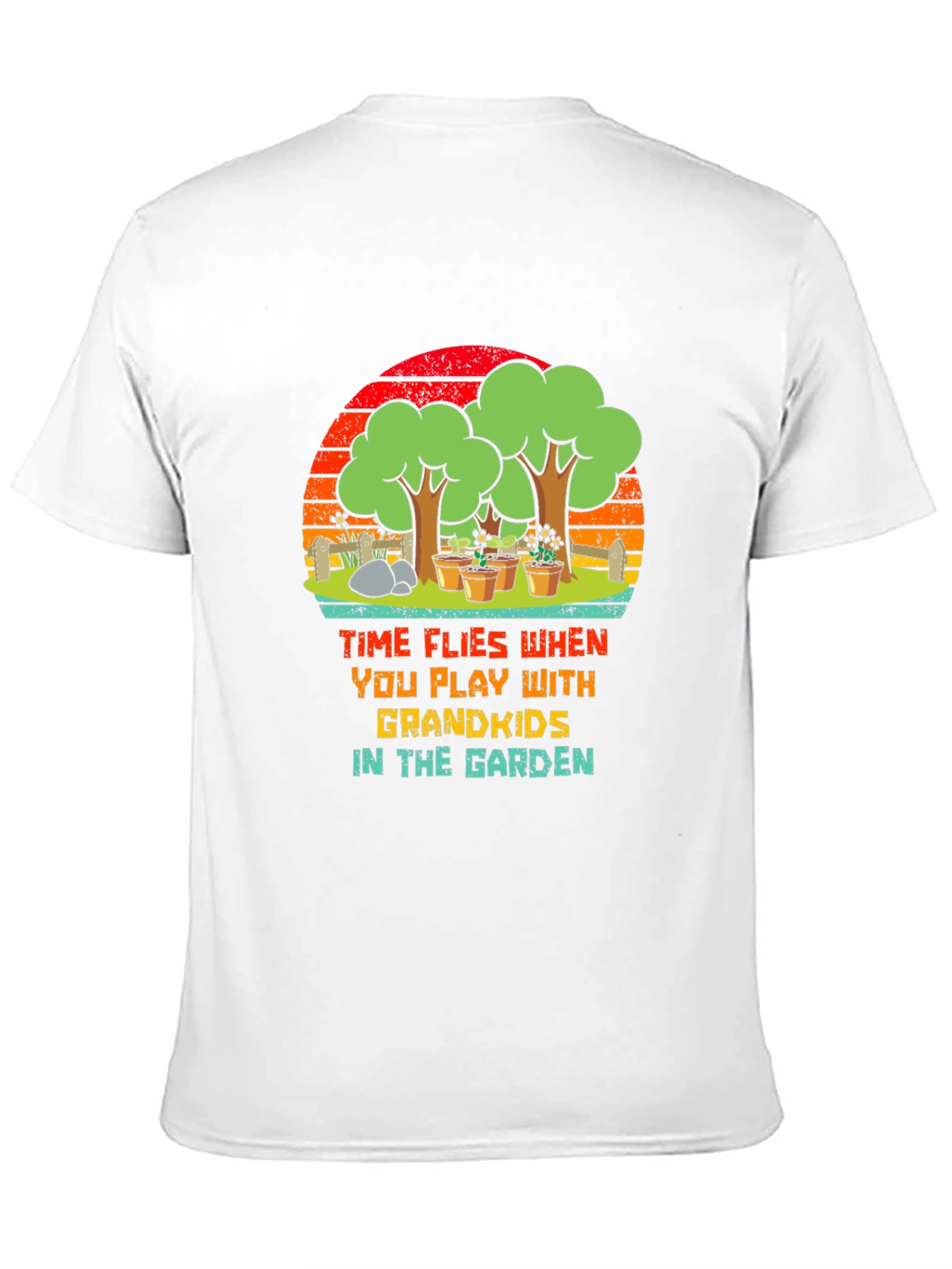 Grandkids in the Garden Graphic T-Shirt