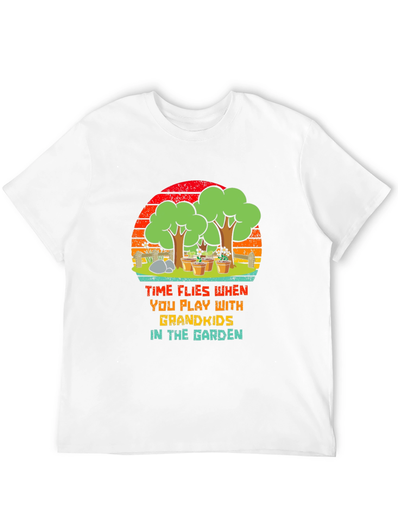 Grandkids in the Garden Graphic T-Shirt