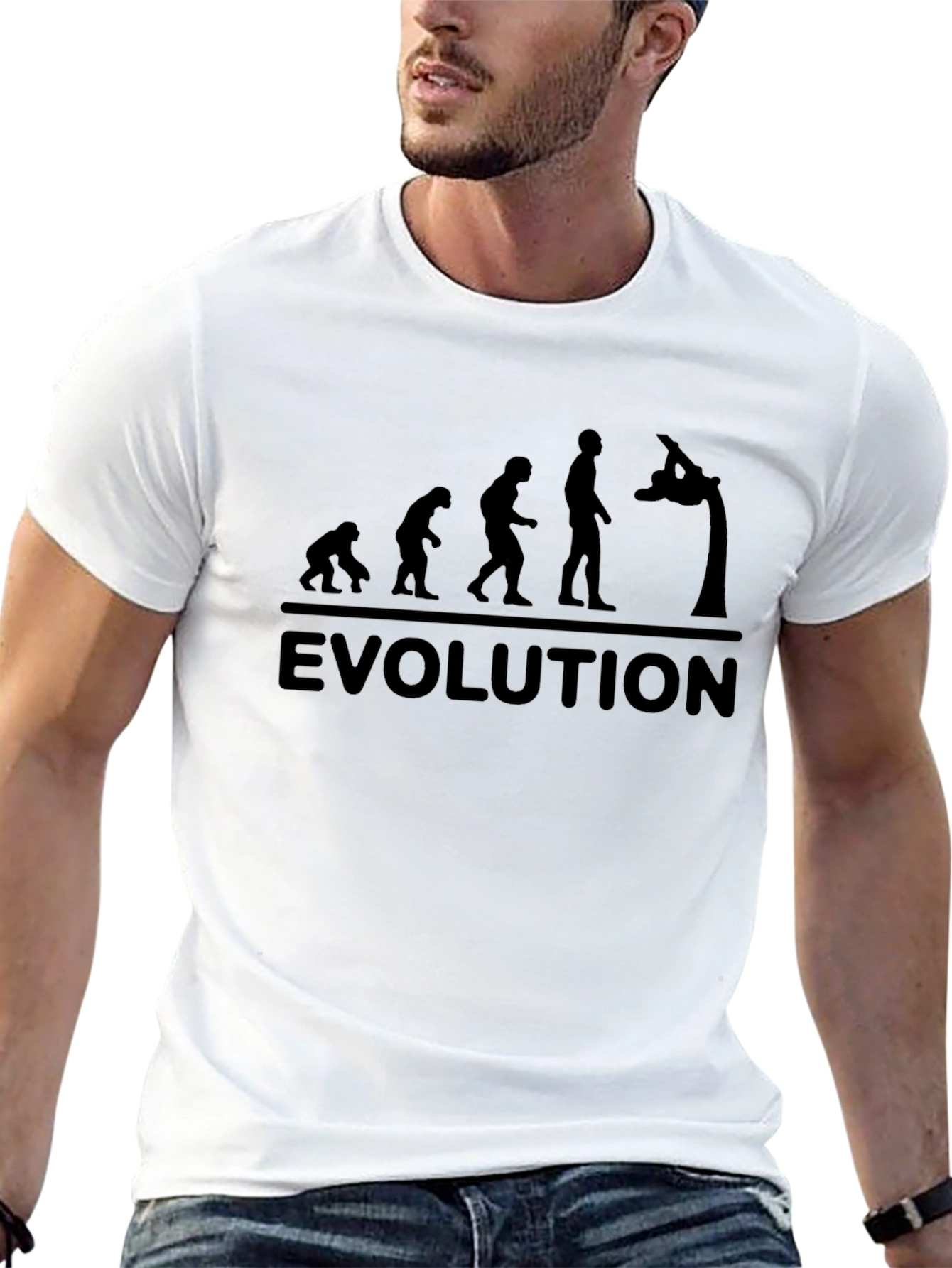 Evolution Gymnastics T-Shirt - Black Cotton Tee