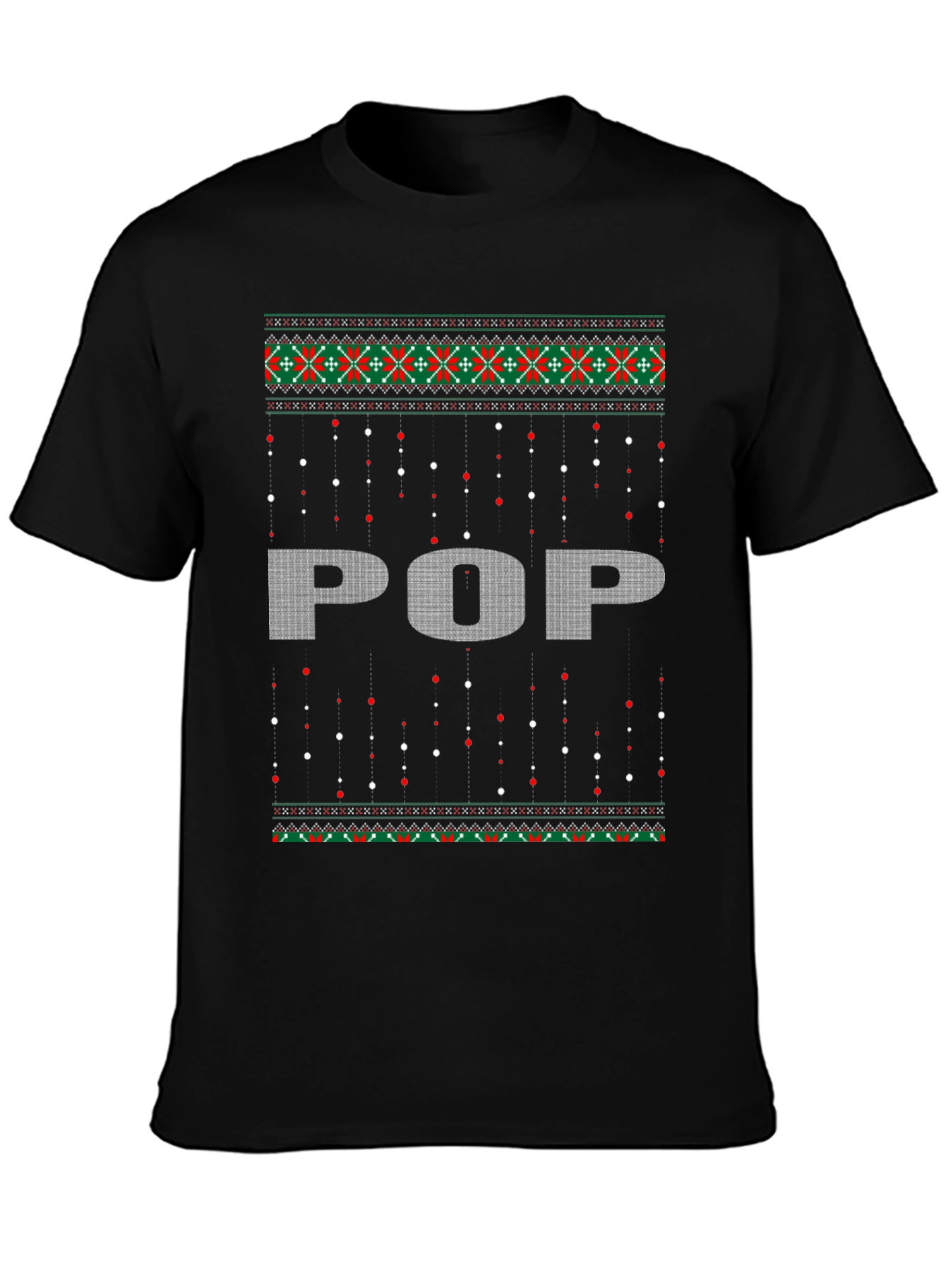Dad Christmas T-Shirt Ugly Holiday Pop Graphic