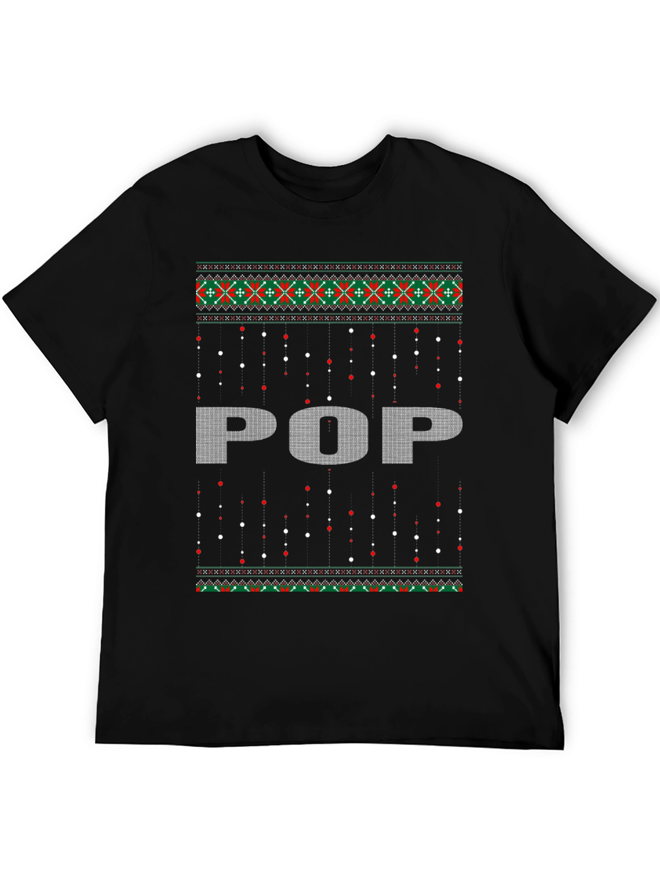 Dad Christmas T-Shirt Ugly Holiday Pop Graphic