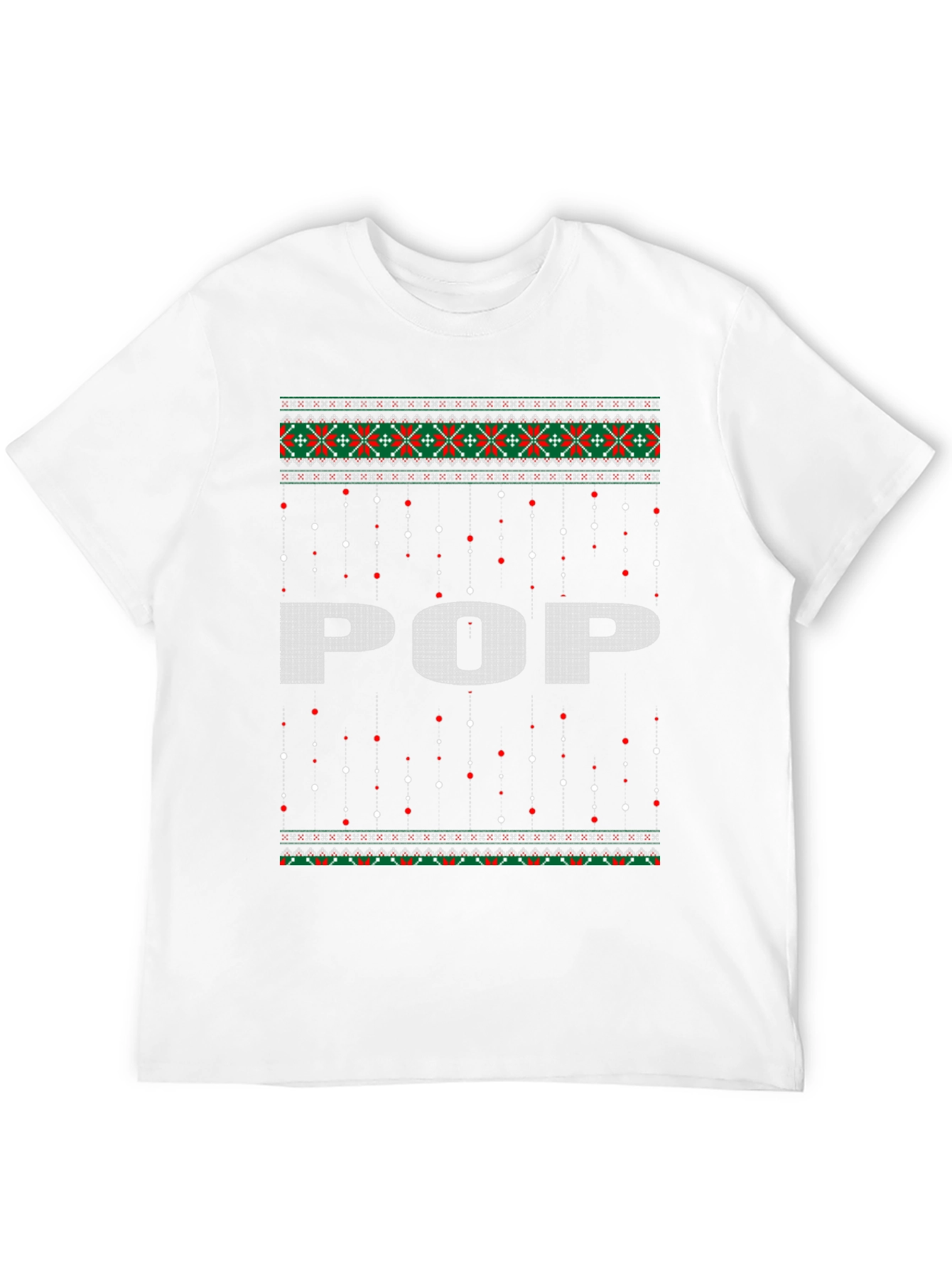 Dad Christmas T-Shirt Ugly Holiday Pop Graphic