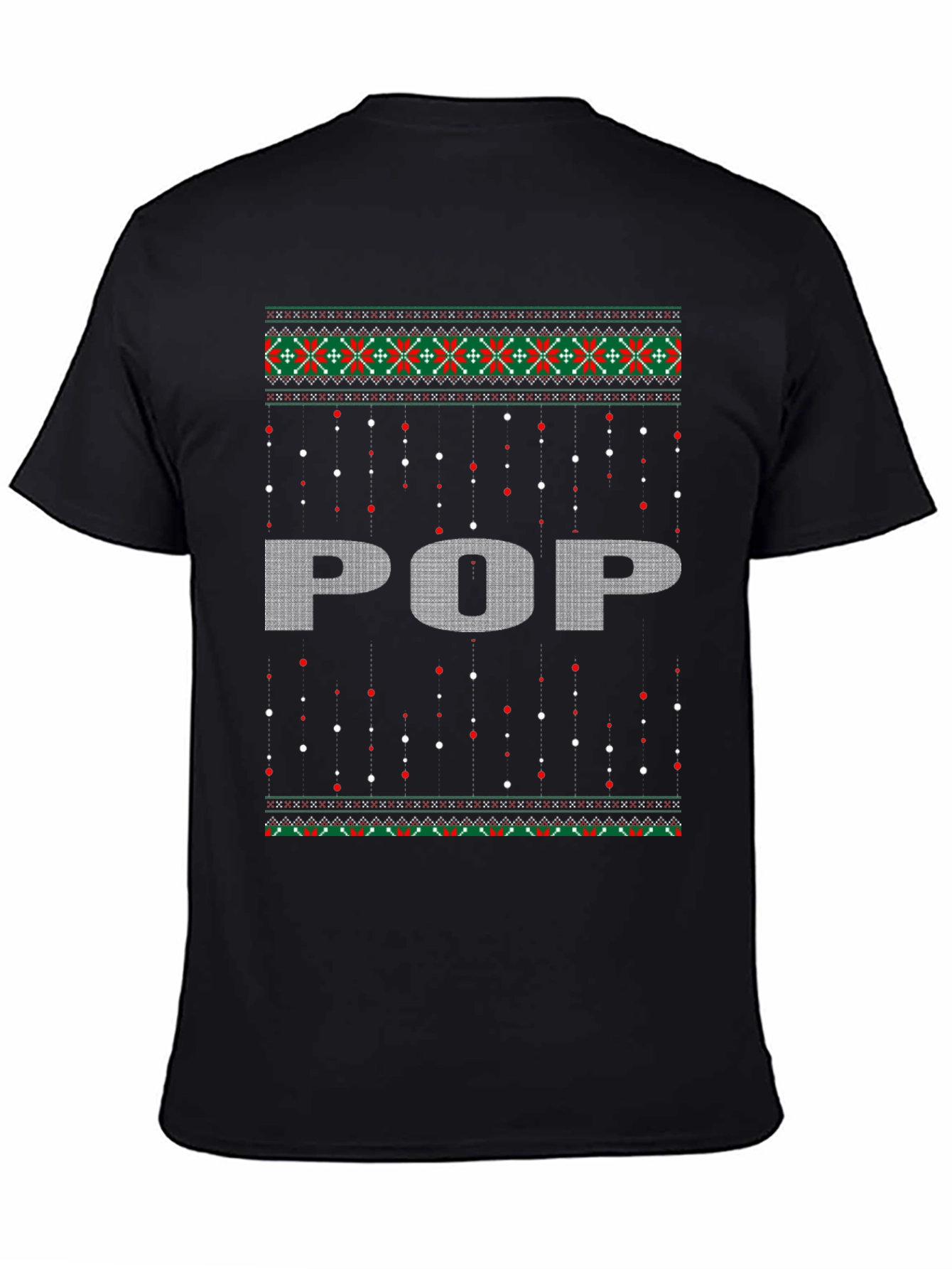Dad Christmas T-Shirt Ugly Holiday Pop Graphic